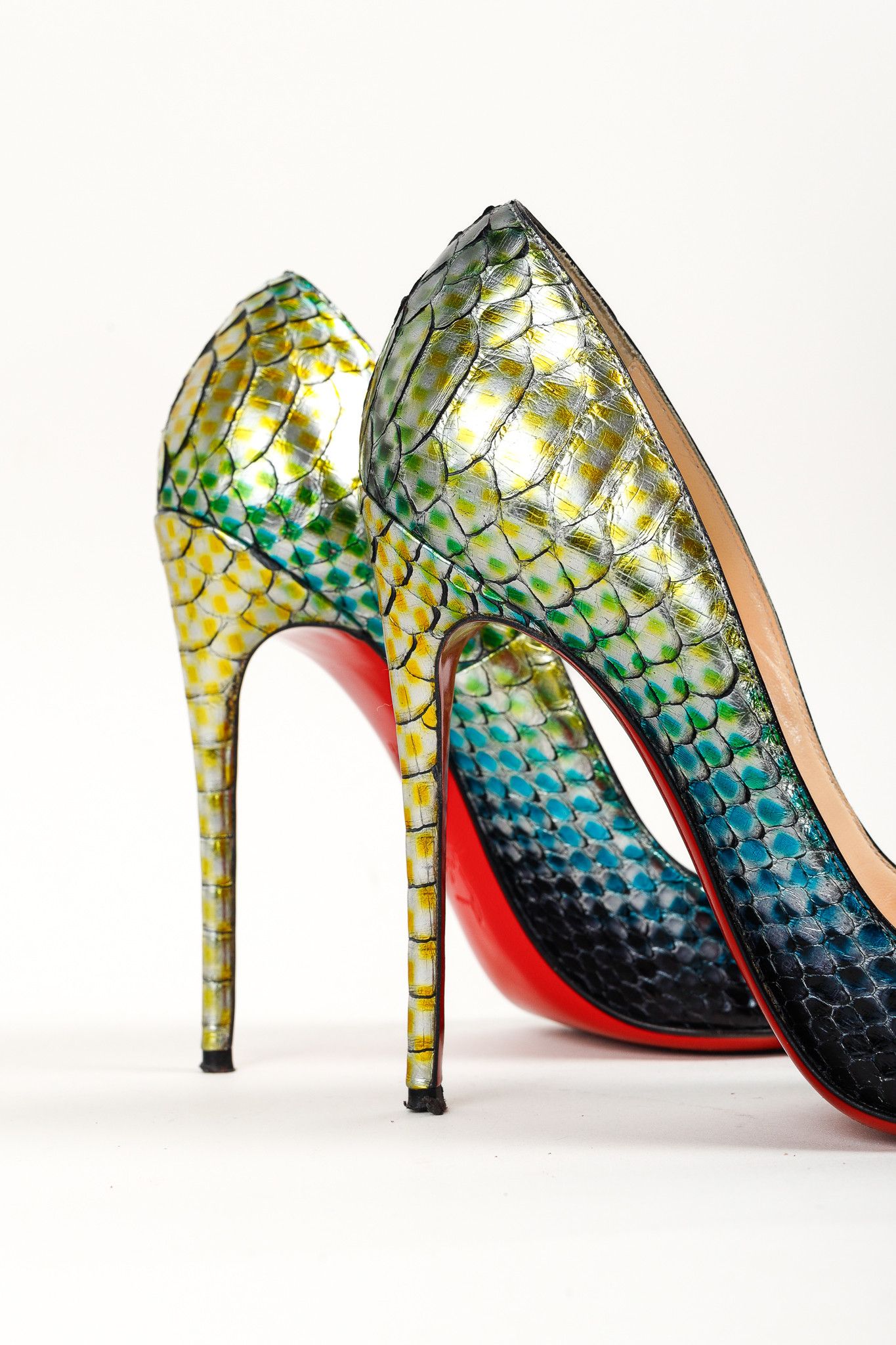 Christian Louboutin Christian Louboutin So Kate 120 Python Pointed-Toe Pumps Size US 6.5 / IT 36.5 - 8 Thumbnail