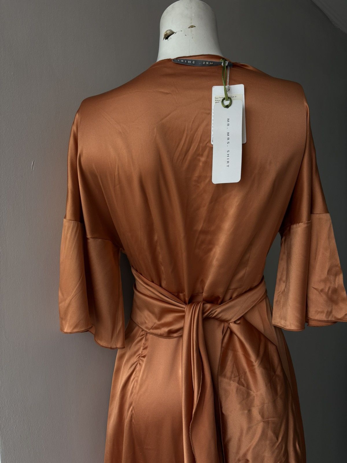 Vintage Italian mr.mrs.shirt silk dress Size M / US 6-8 / IT 42-44 - 20 Thumbnail