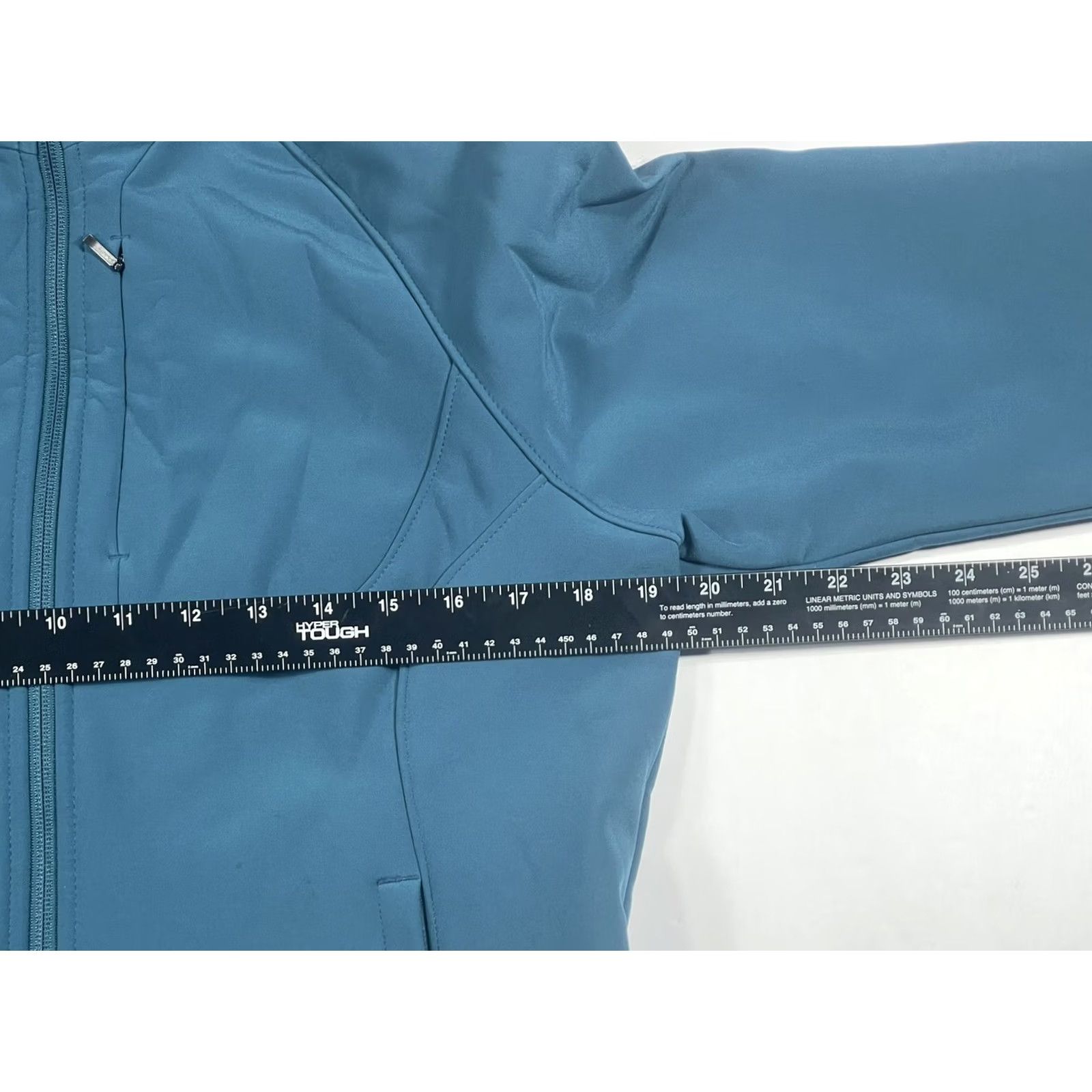 Vintage Kirkland Jacket Women’s M Blue Teal Full ZipHoodie Polyester Soft Inside Jacket/Coat Long Sleeve Zip Size M / US 6-8 / IT 42-44 - 6 Thumbnail