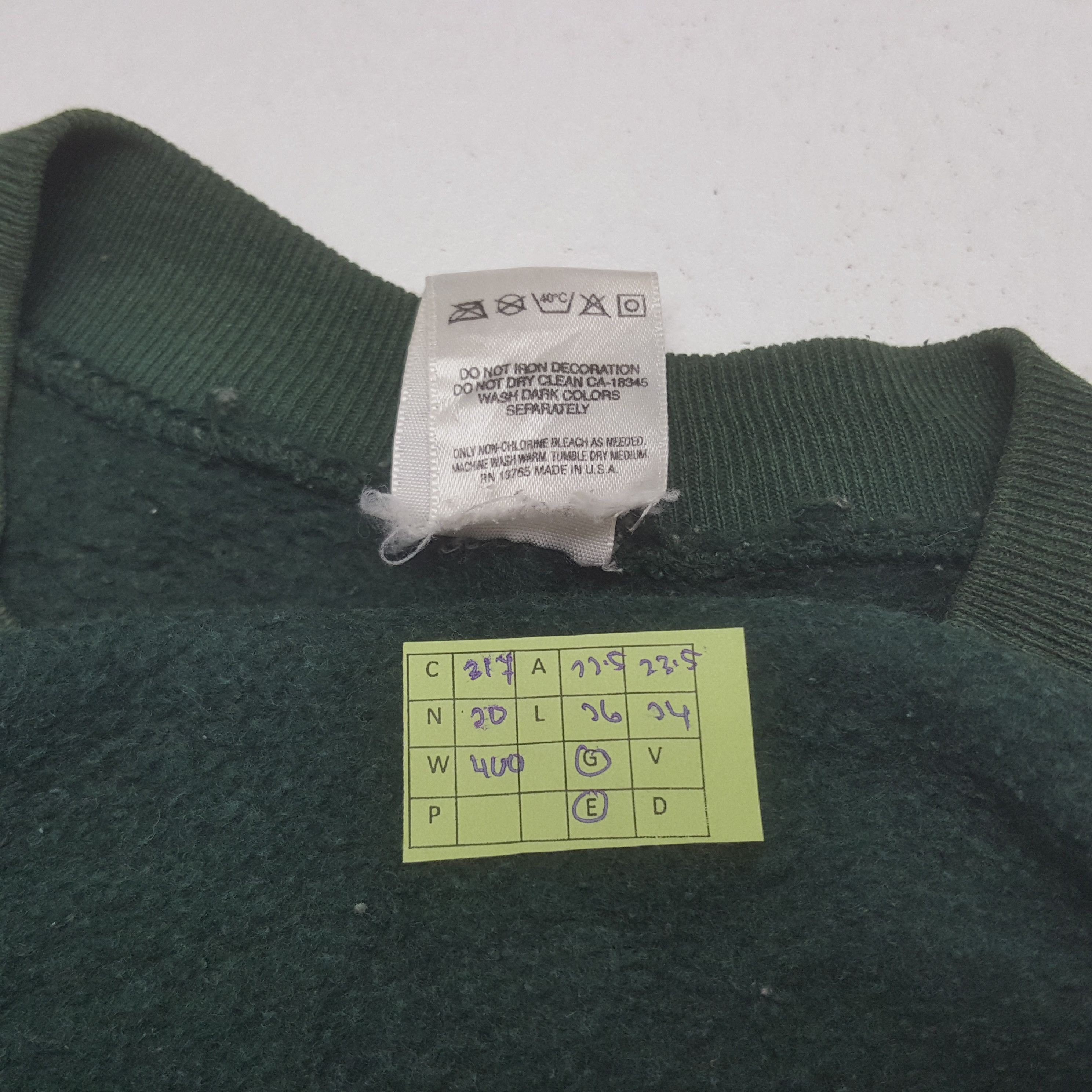 Fruit Of The Loom Vintage 90's Falco's Pizza America Promo Sweatshirt C317N20 Size US M / EU 48-50 / 2 - 7 Thumbnail