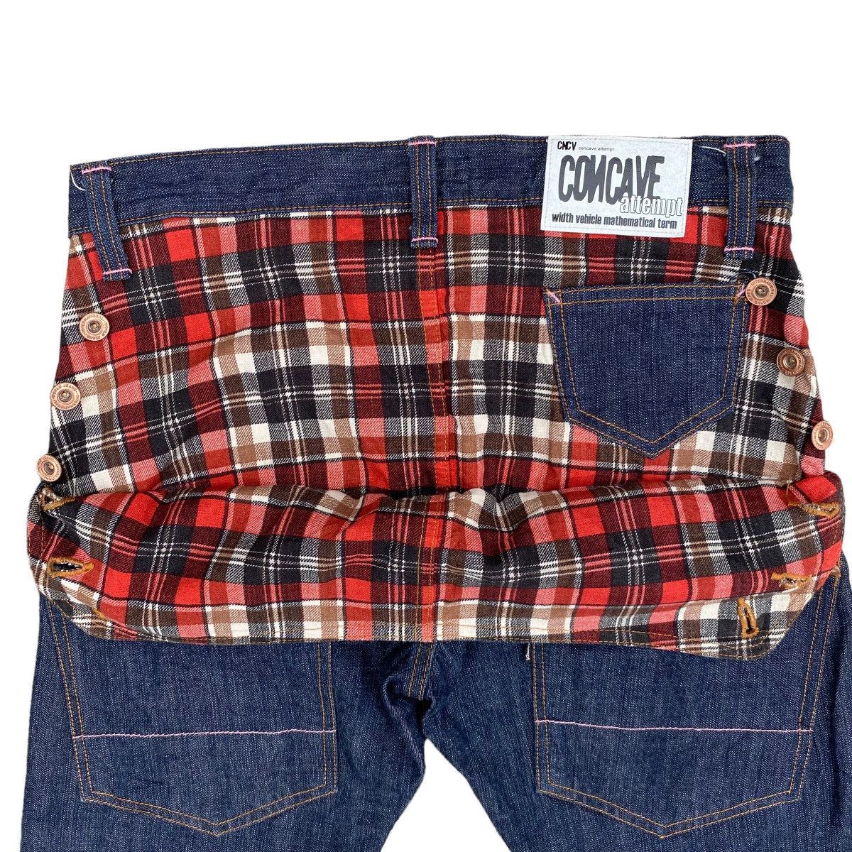 Japanese Brand Vintage CNCV Concave Attempt Japanese Denim Jeans Size US 32 / EU 48 - 3 Thumbnail