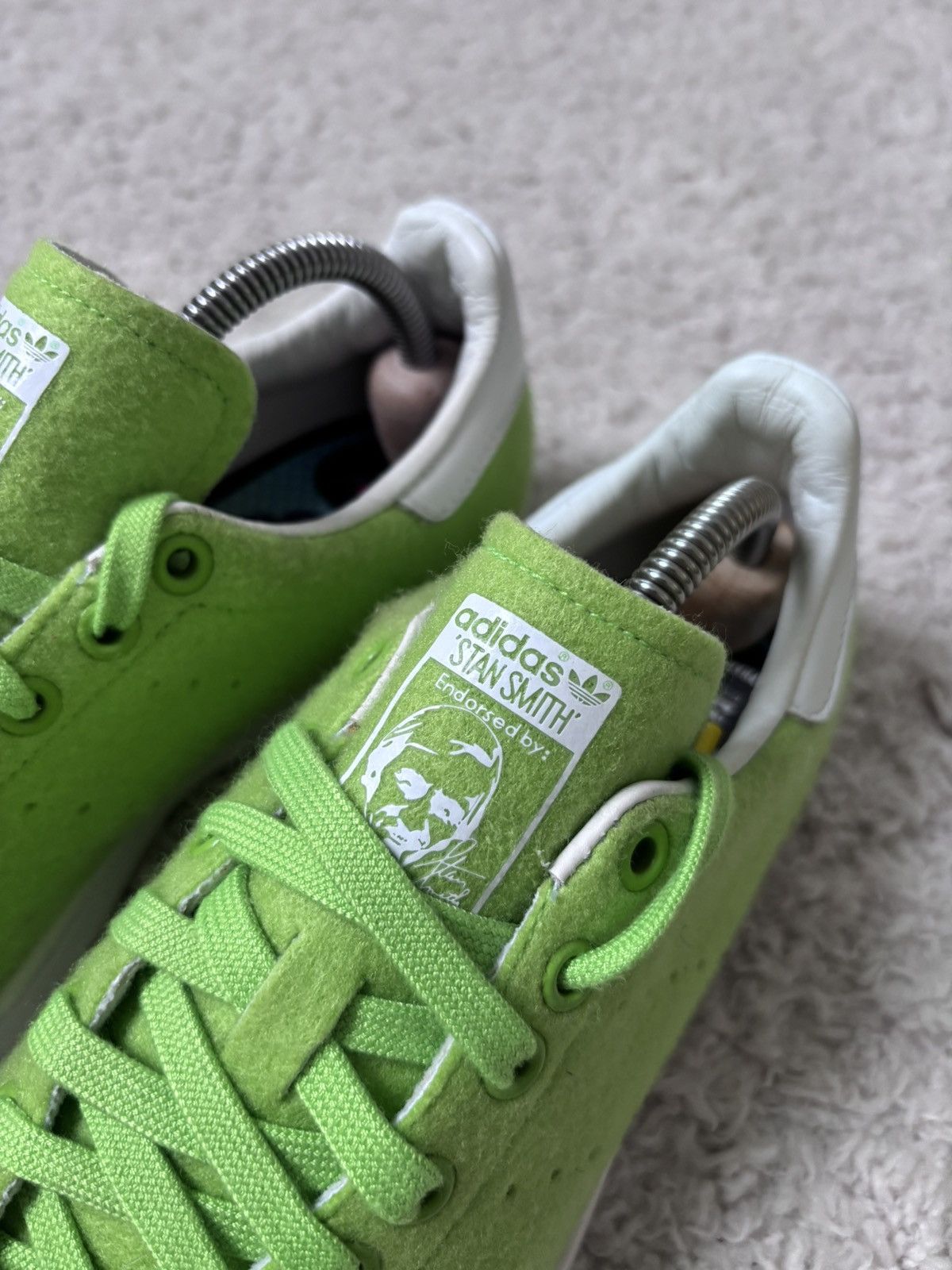 Adidas × Pharrell Adidas x Pharrell Williams Stan Smith “Tennis Ball” – 2014 Size US 7 / EU 40 - 3 Thumbnail