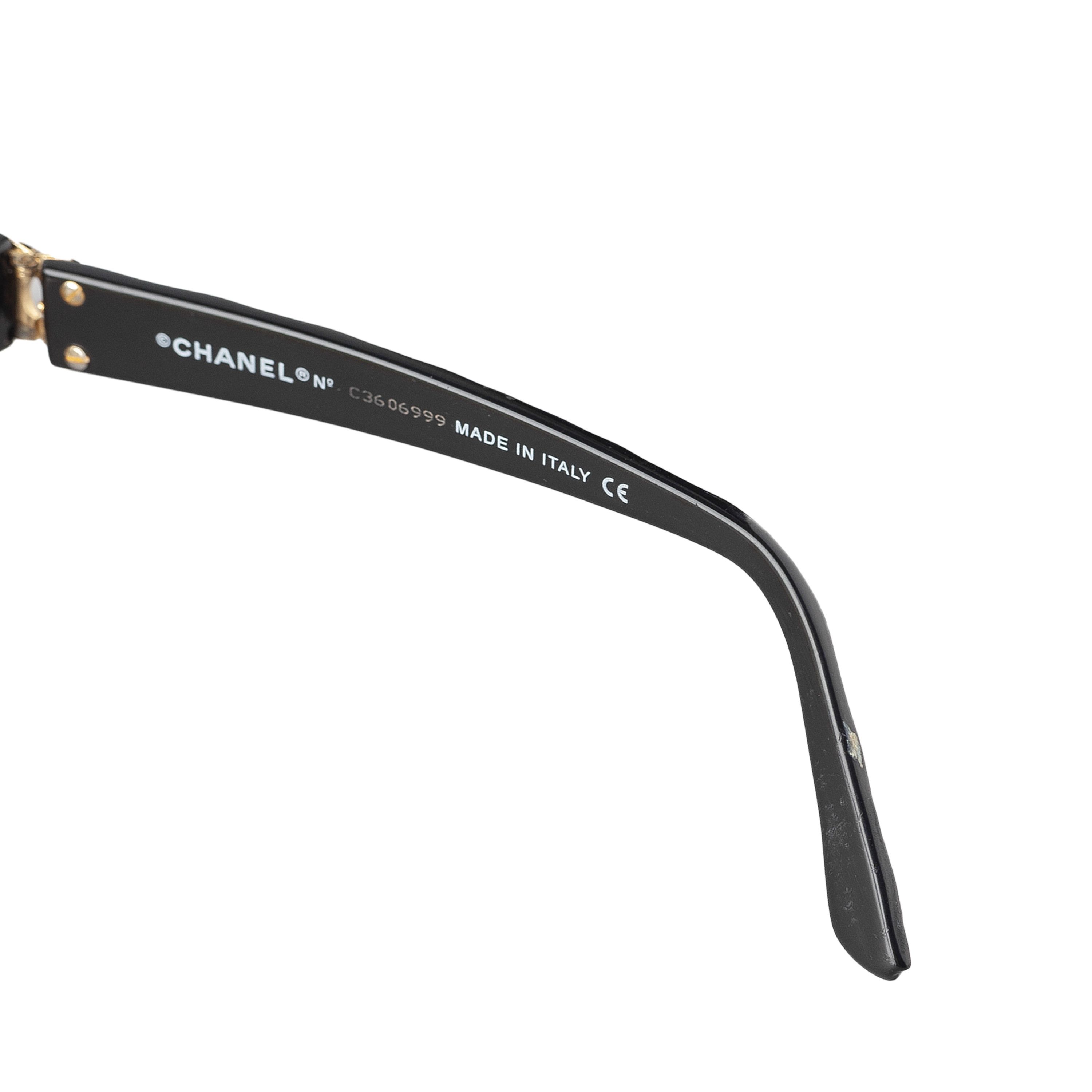 Chanel Chanel 5050 C 501/18 Vintage Black Sunglasses Size ONE SIZE - 9 Thumbnail
