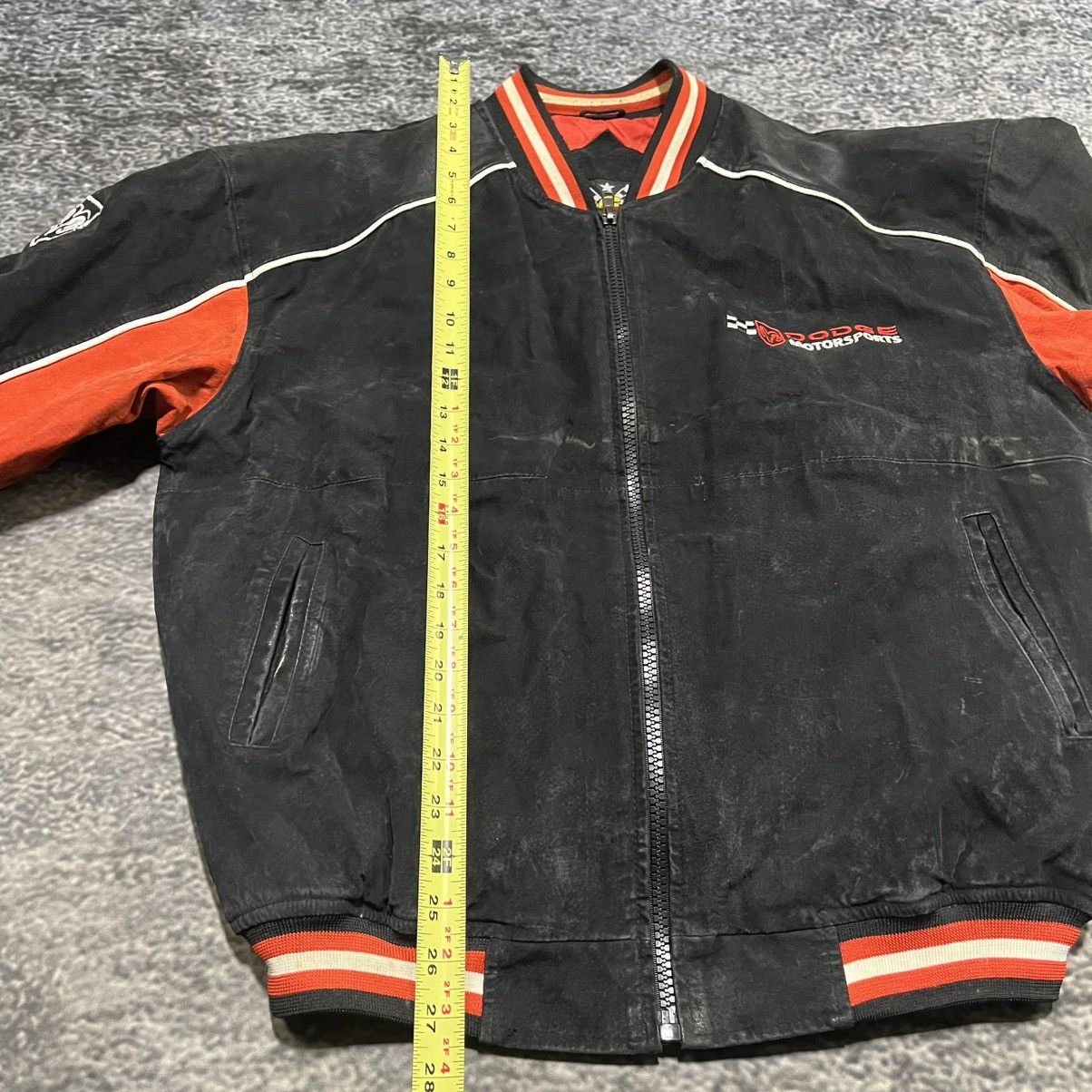 Vintage VINTAGE 90s DODGE MOTORSPORTS RACING SUEDE JACKET MEDIUM Size US M / EU 48-50 / 2 - 17 Thumbnail