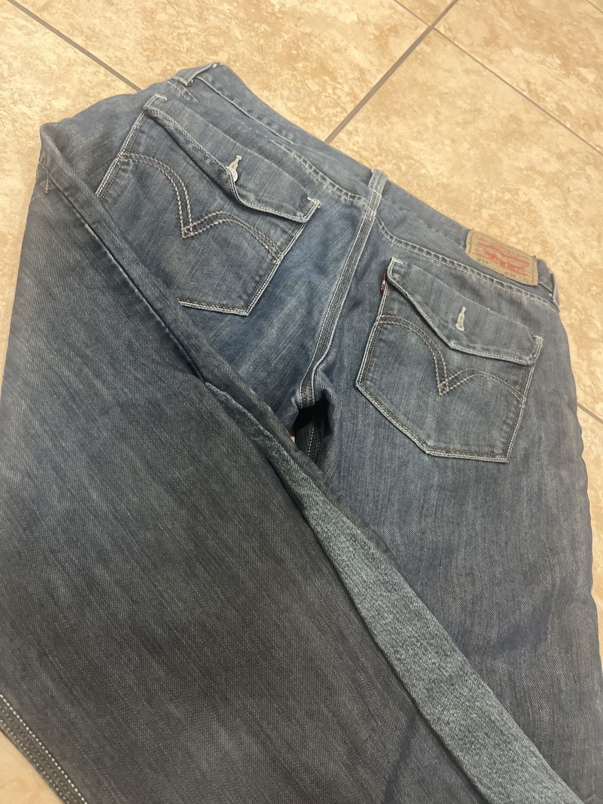 Levi's Vintage Clothing Waxed Levi jeans🩶 Size US 34 / EU 50 - 2 Thumbnail