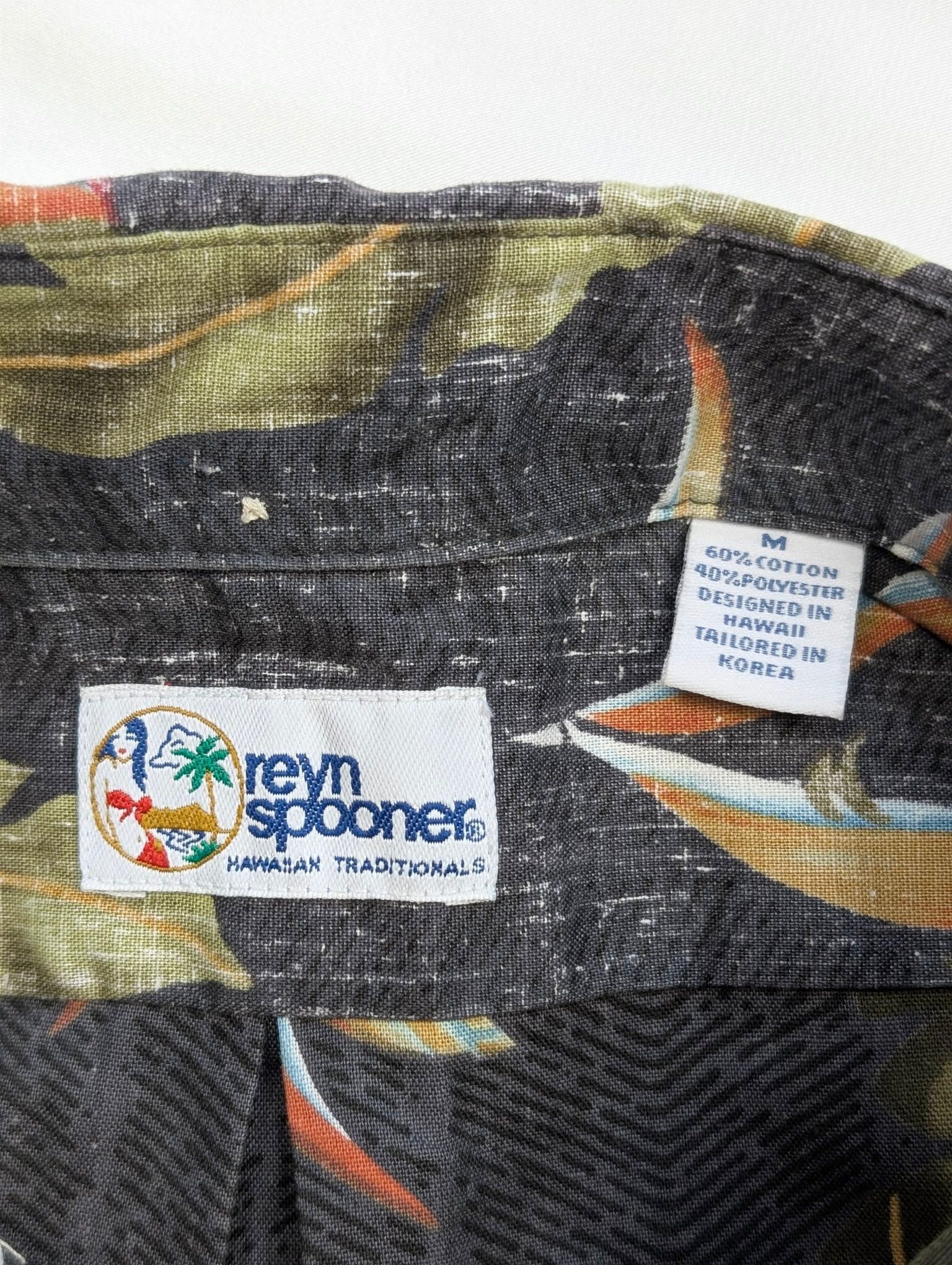 Reyn Spooner Reyn Spooner Hawaiian Shirt Medium Beach Palms Vintage M Size US M / EU 48-50 / 2 - 3 Thumbnail