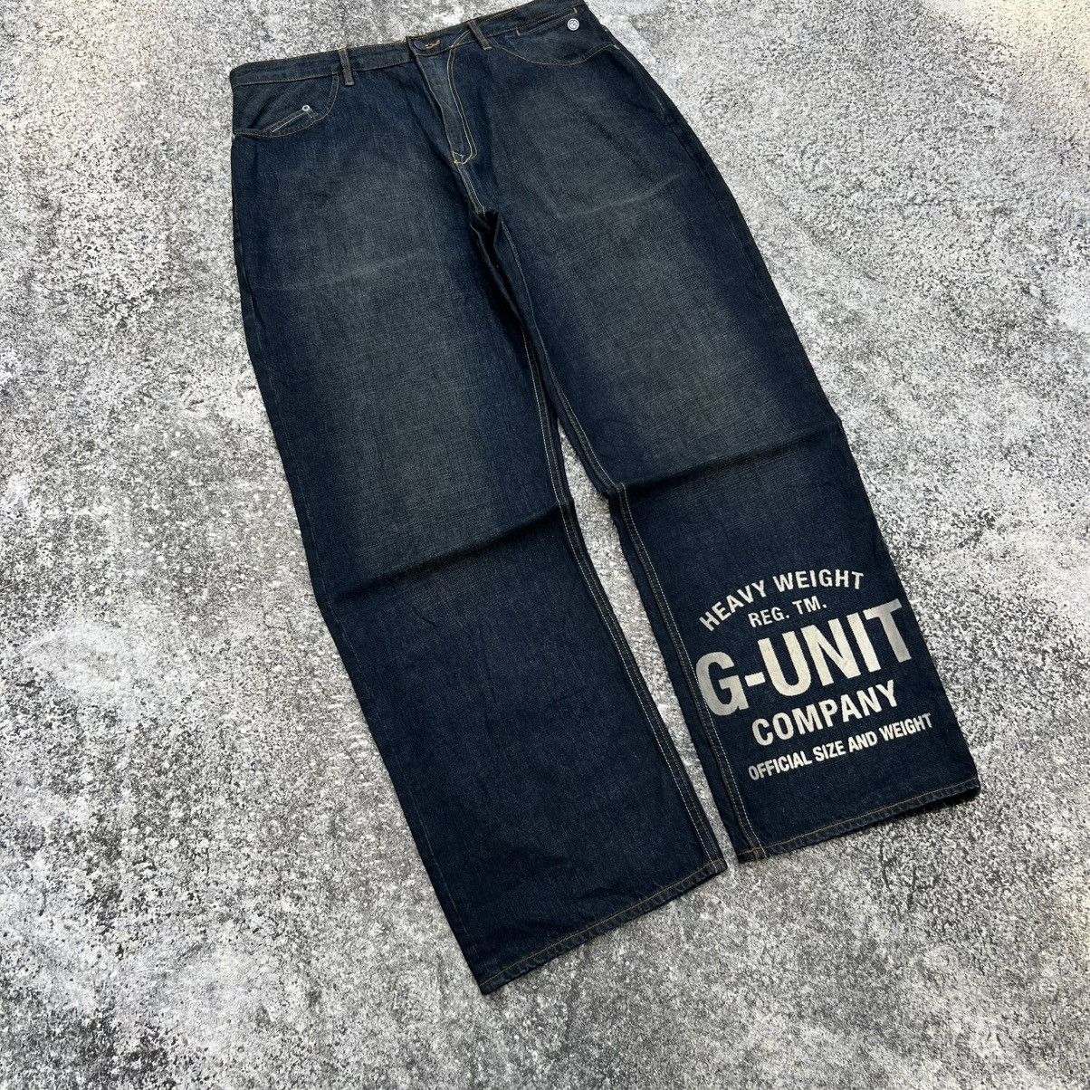 G-Unit “y2k style” VINTAGE G-UNIT 50 CENT HEAVY BAGGY JEANS Size US 40 / EU 56 - 3 Thumbnail