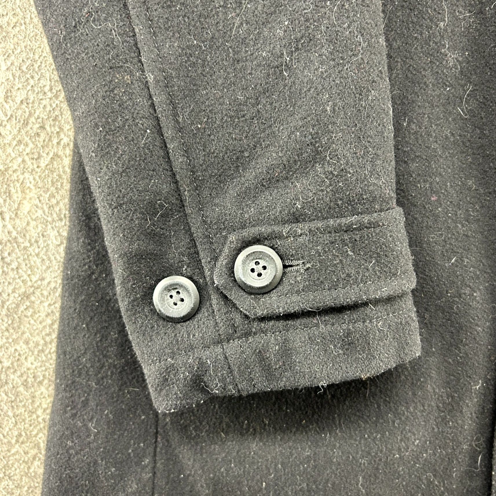 Gap VINTAGE Gap Coat Mens M Long Wool Solid Overcoat Size US M / EU 48-50 / 2 - 4 Thumbnail