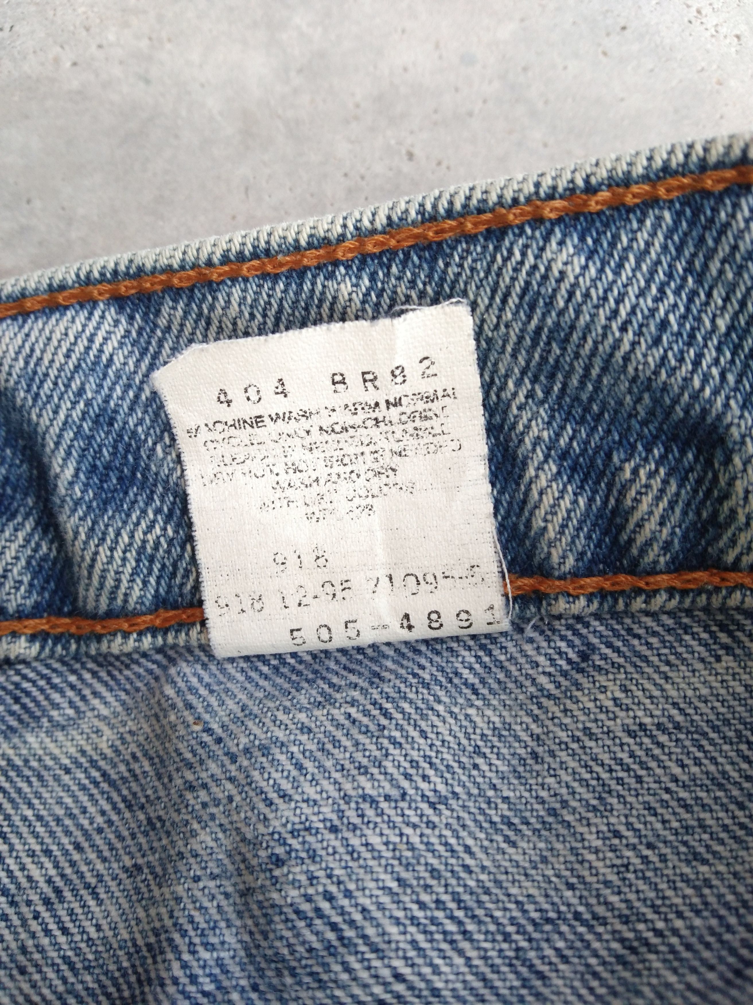 Levi's 90s Vintage Levi's Jeans 505 Cropped Distressed Denim Size US 29 - 6 Thumbnail