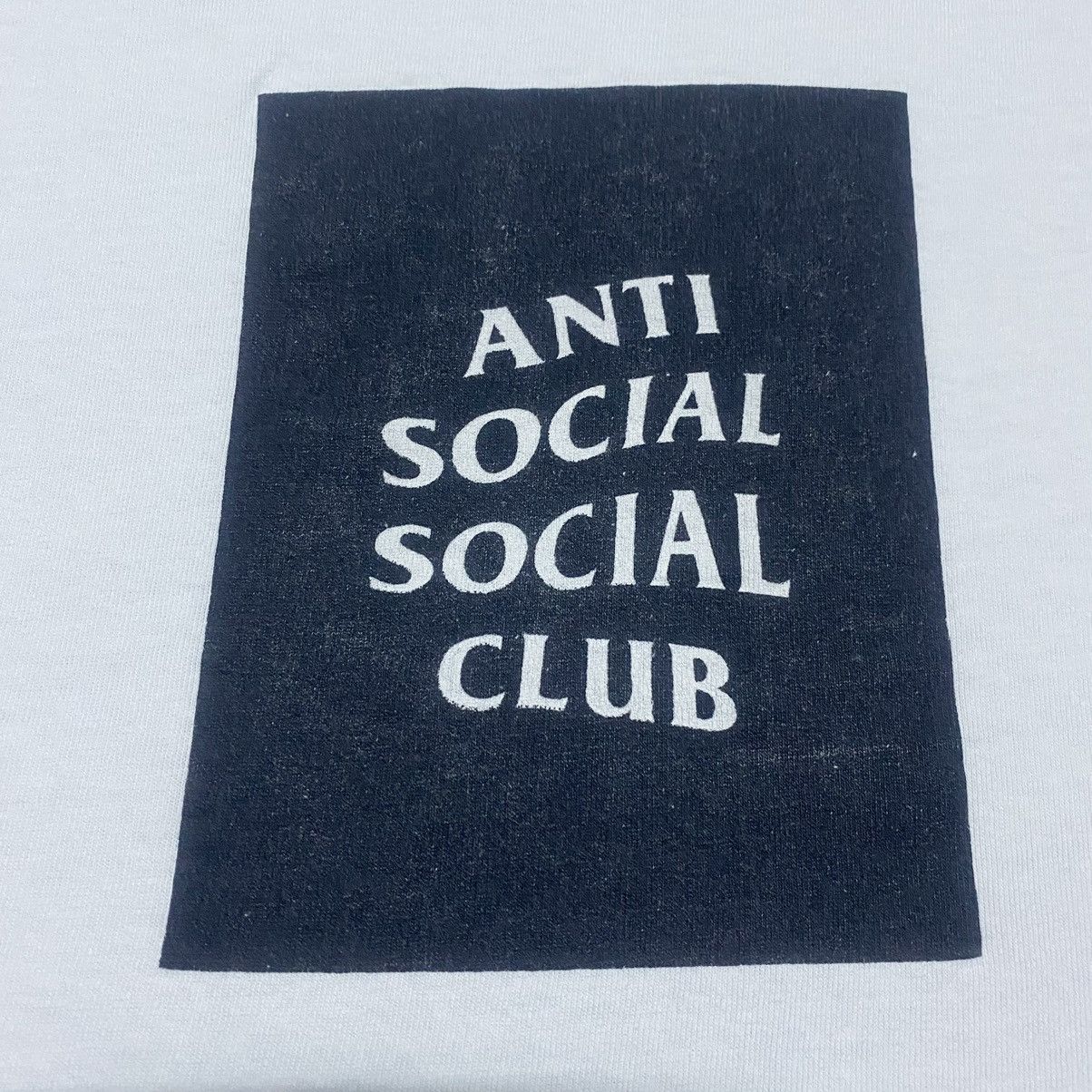 Anti Social Social Club × Vintage Rare‼️🔥Distress Anti Social Social Club Box Logo T-Shirt Size US S / EU 44-46 / 1 - 6 Thumbnail