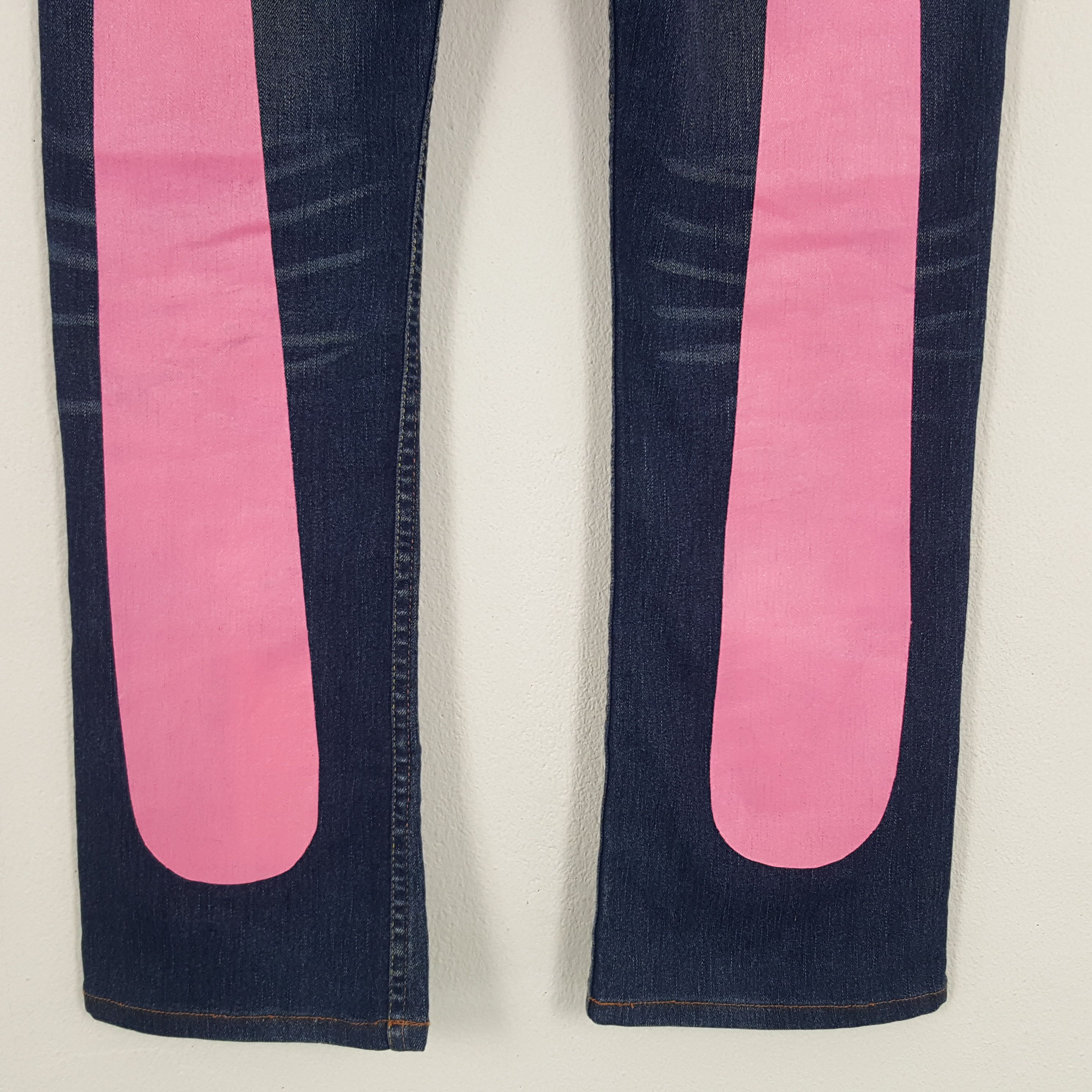 Evisu × Japanese Brand × Vintage Vintage Evisu Japanese Brand Daicock Custom Art Denim Jeans Size 31" - 3 Thumbnail