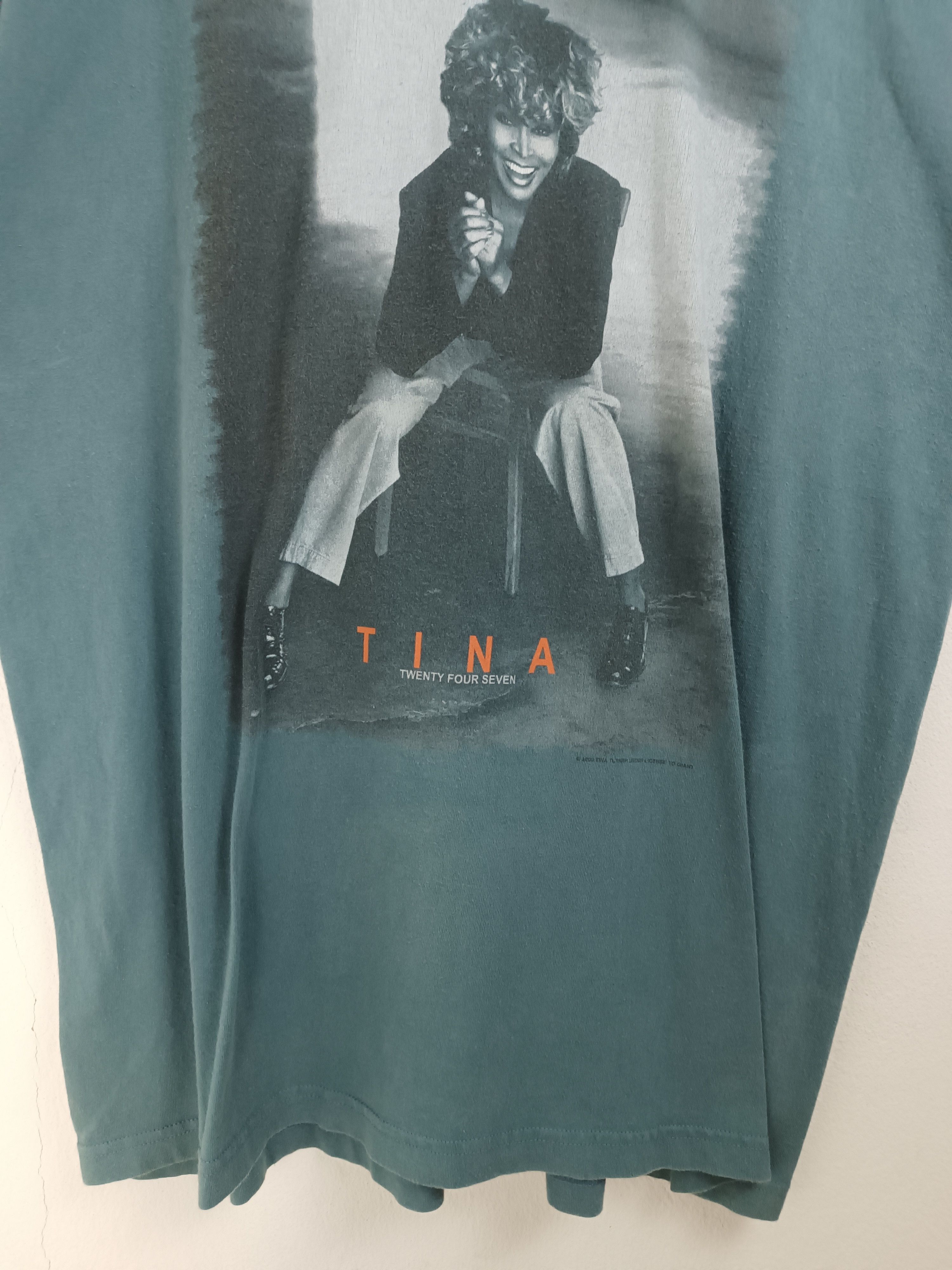 Rap Tees VINTAGE 2000 TINA TURNER 24 SEVEN TEE whitney jackson prince Size US XL / EU 56 / 4 - 9 Thumbnail