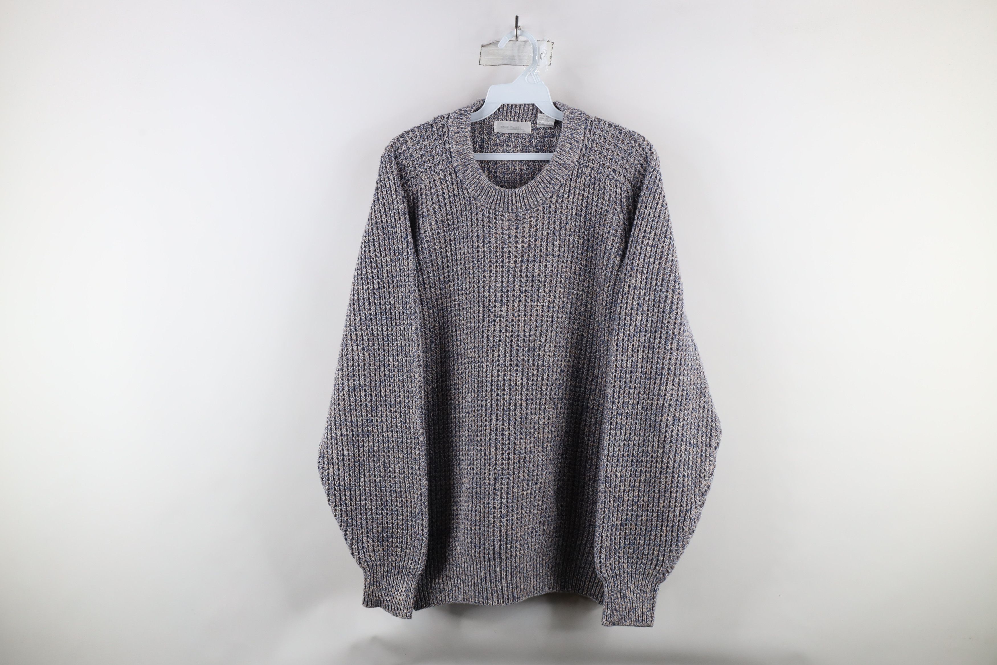 Vintage 90s Streetwear Heavyweight Cotton Ribbed Sweater