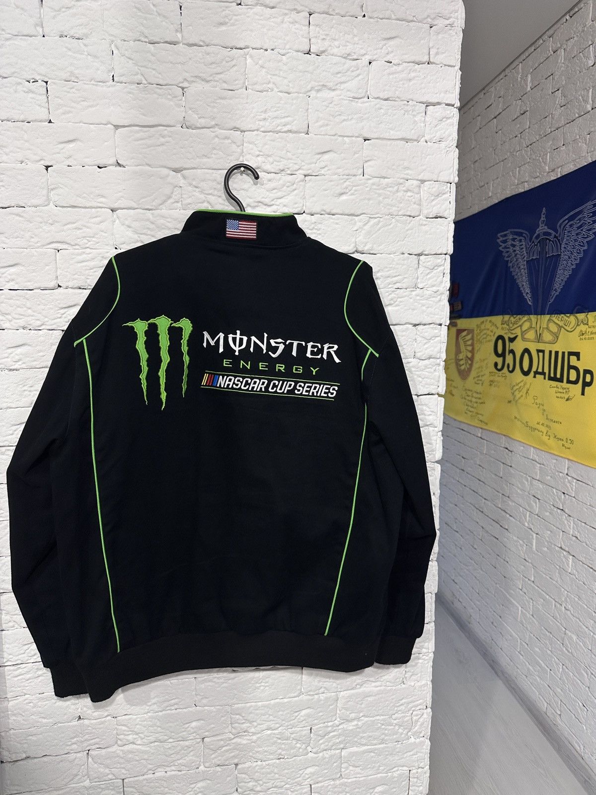 JH Design NASCAR Monster Energy Racing Jacket Black Size XL