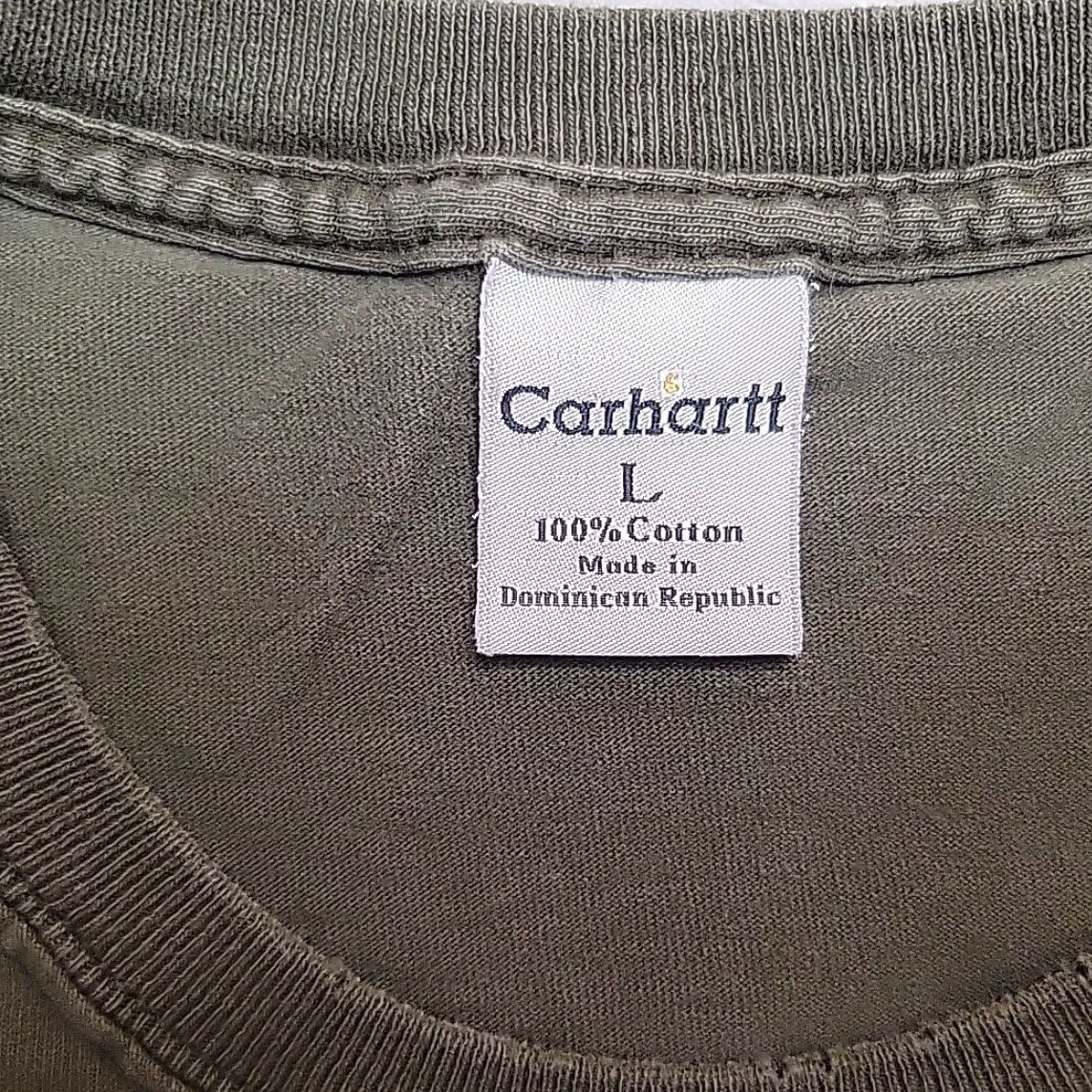Carhartt Carhartt Shirt Mens Large Green Short Sleeve 100% Cotton Work Pocket TEE Size US L / EU 52-54 / 3 - 4 Thumbnail