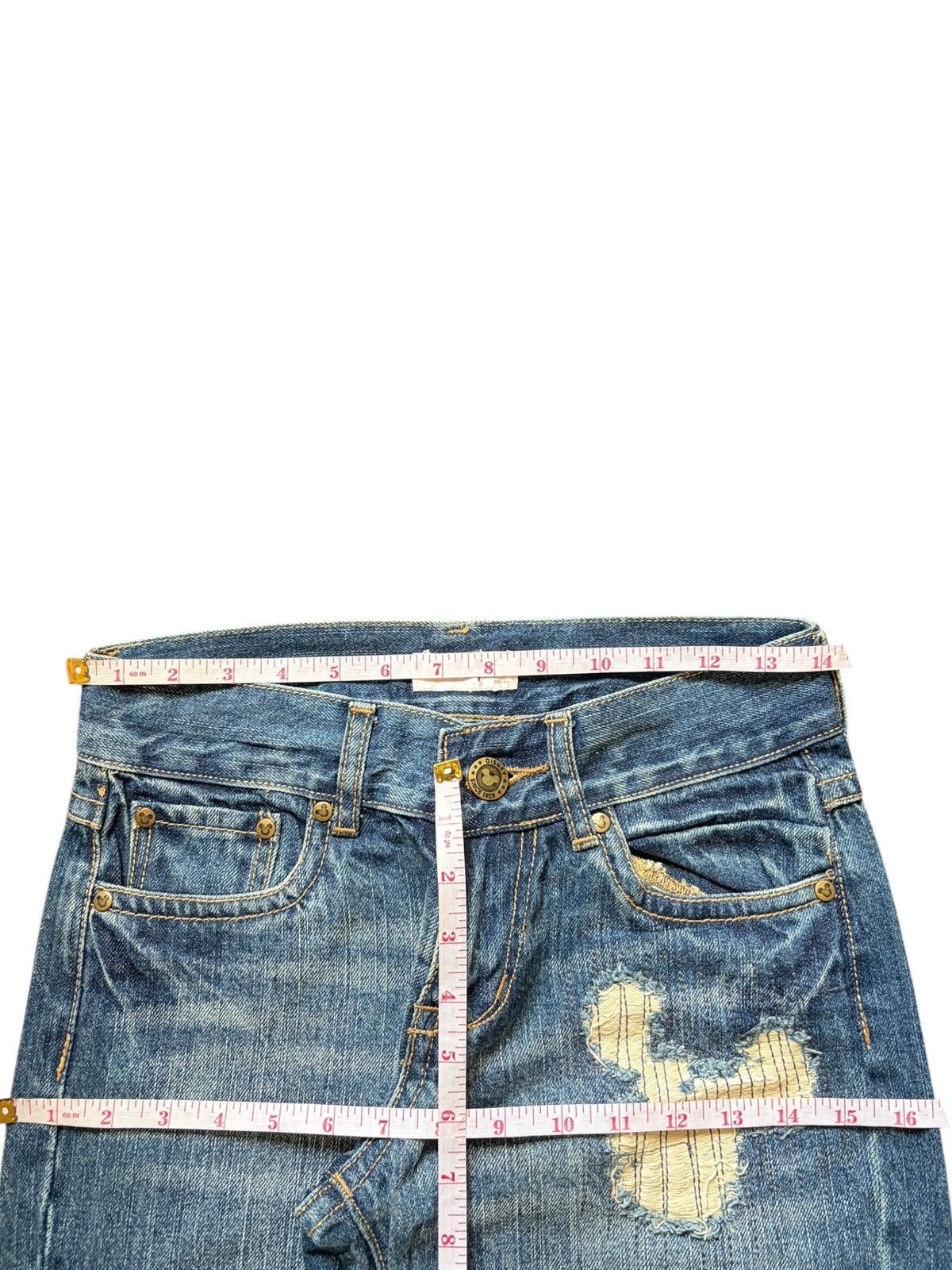 Disney Vintage Disney Patches And Printed Distressed Jeans Size 28" / US 6 / IT 42 - 6 Thumbnail