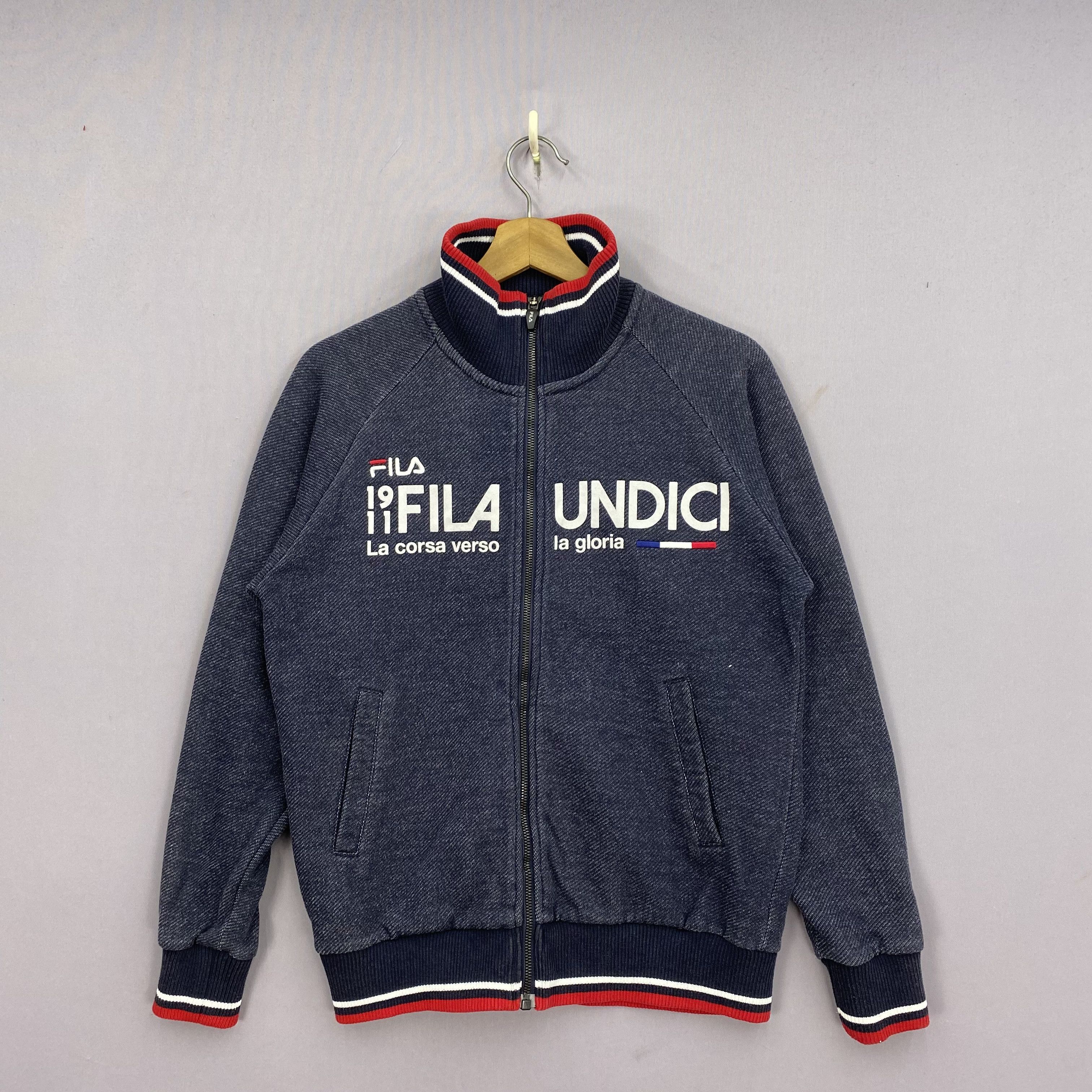 Fila Fila Sweater Zipper Sweatshirt Jumper Pullover Size US S / EU 44-46 / 1 - 2 Thumbnail