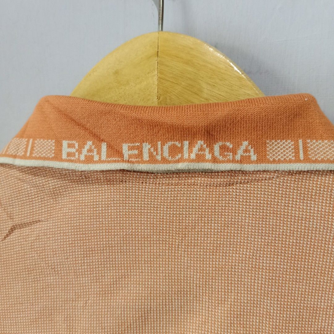 Balenciaga Vintage Balenciaga Long sleeve polo shirt Size US L / EU 52-54 / 3 - 4 Thumbnail