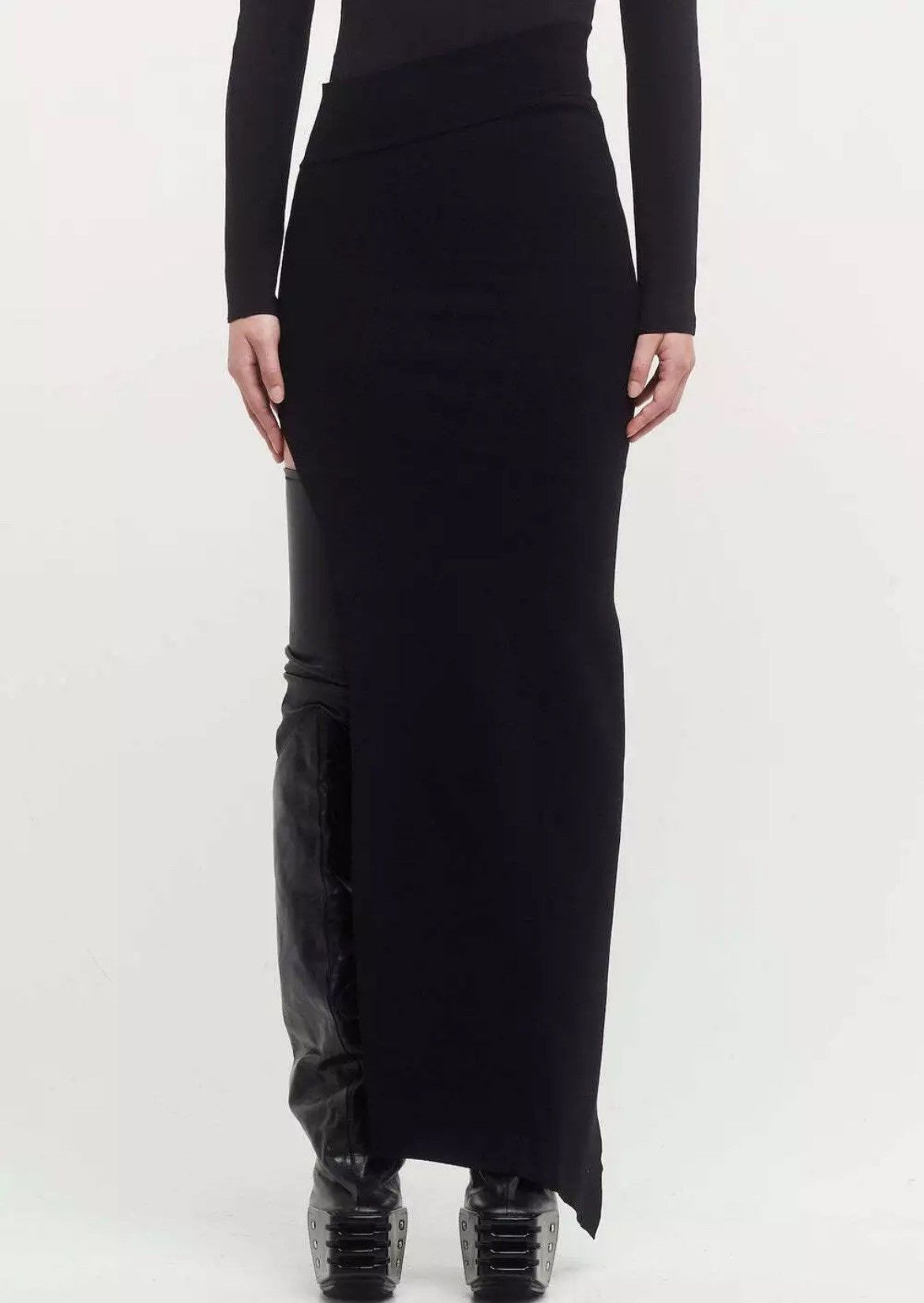 Rick Owens Rick Owens Edfu Knit Ankle Skirt Size 24" / US 00 / IT 34 - 1 Thumbnail