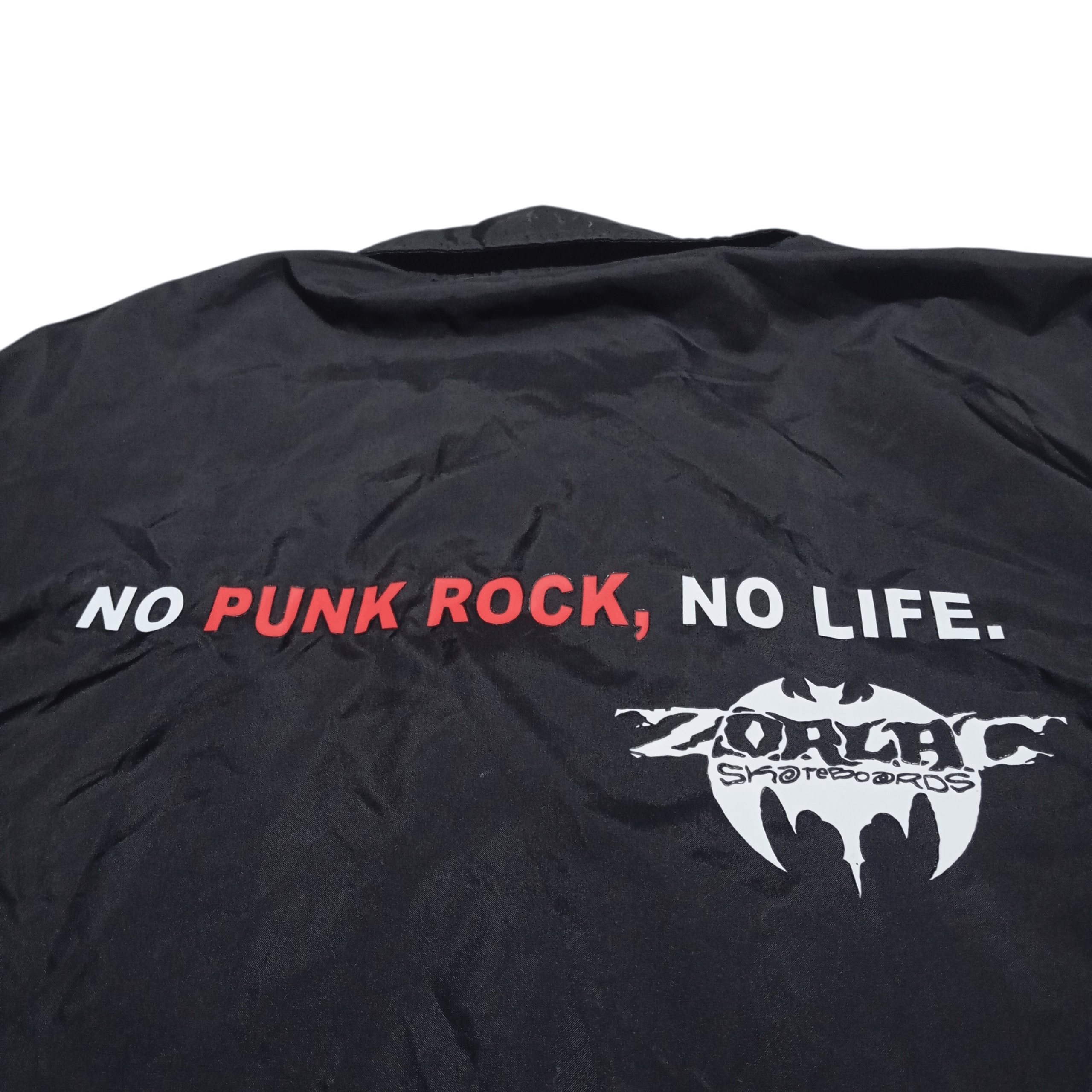 Other Vintage Zorlac " No Punk Rock, No Life" Windbreaker Jacket Size US L / EU 52-54 / 3 - 2 Thumbnail