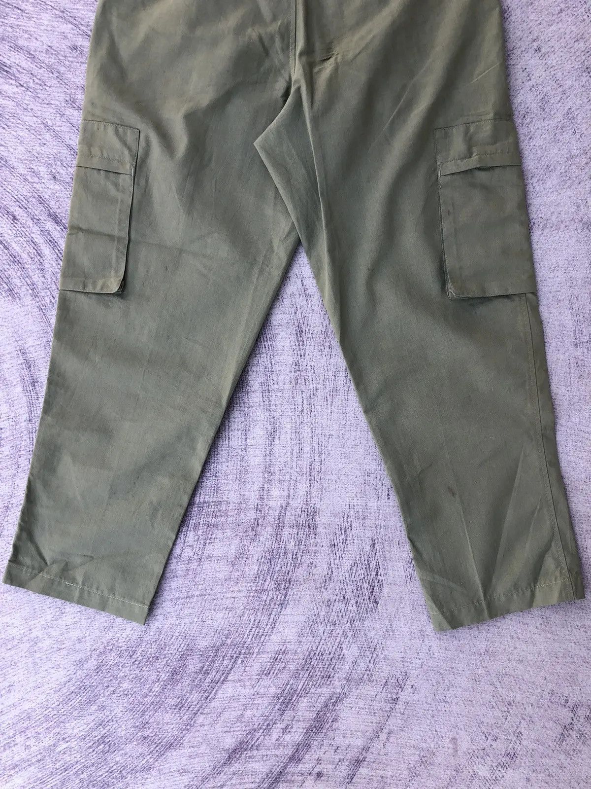 Japanese Brand Japanese Green Cargo Pants Multipocket Tactical Utility Size US 27 - 14 Thumbnail
