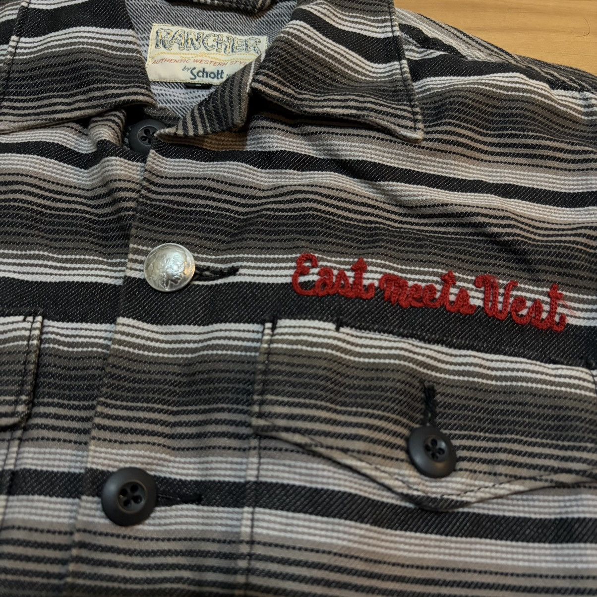 Schott Vintage rancher by schott nyc shirt jacket Size US S / EU 44-46 / 1 - 2 Thumbnail
