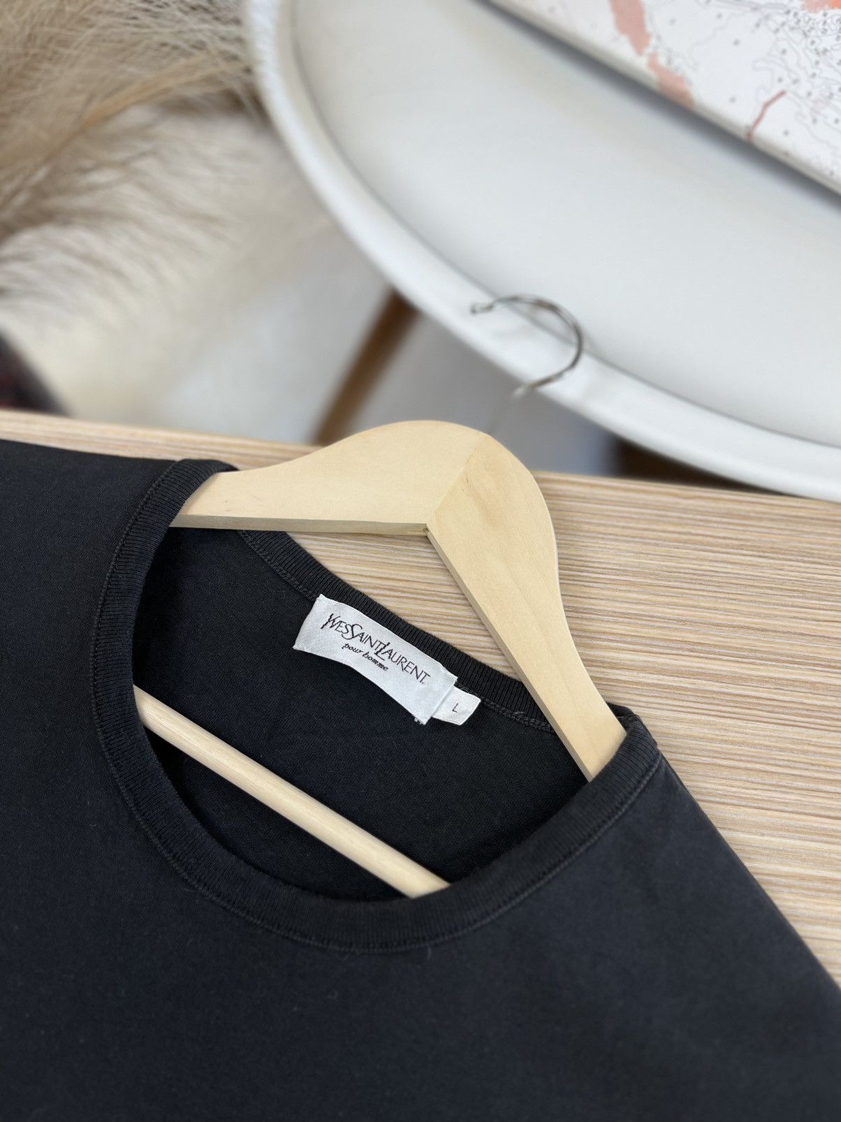 Vintage × Yves Saint Laurent Yves Saint Laurent YSL long sleeve t-shirt Size US L / EU 52-54 / 3 - 4 Thumbnail