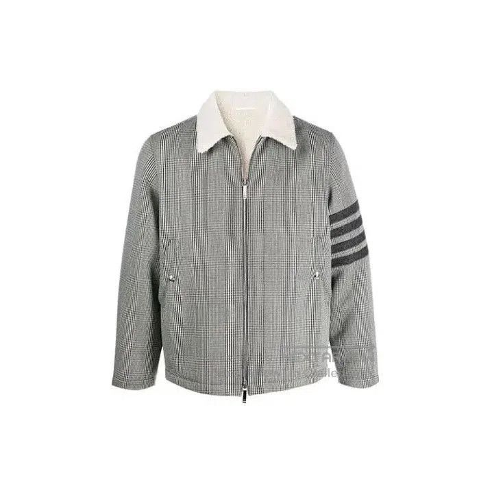 Thom Browne Thom Browne Wool Flight Jacket in Black and White. Size US S / EU 44-46 / 1 - 1 Thumbnail