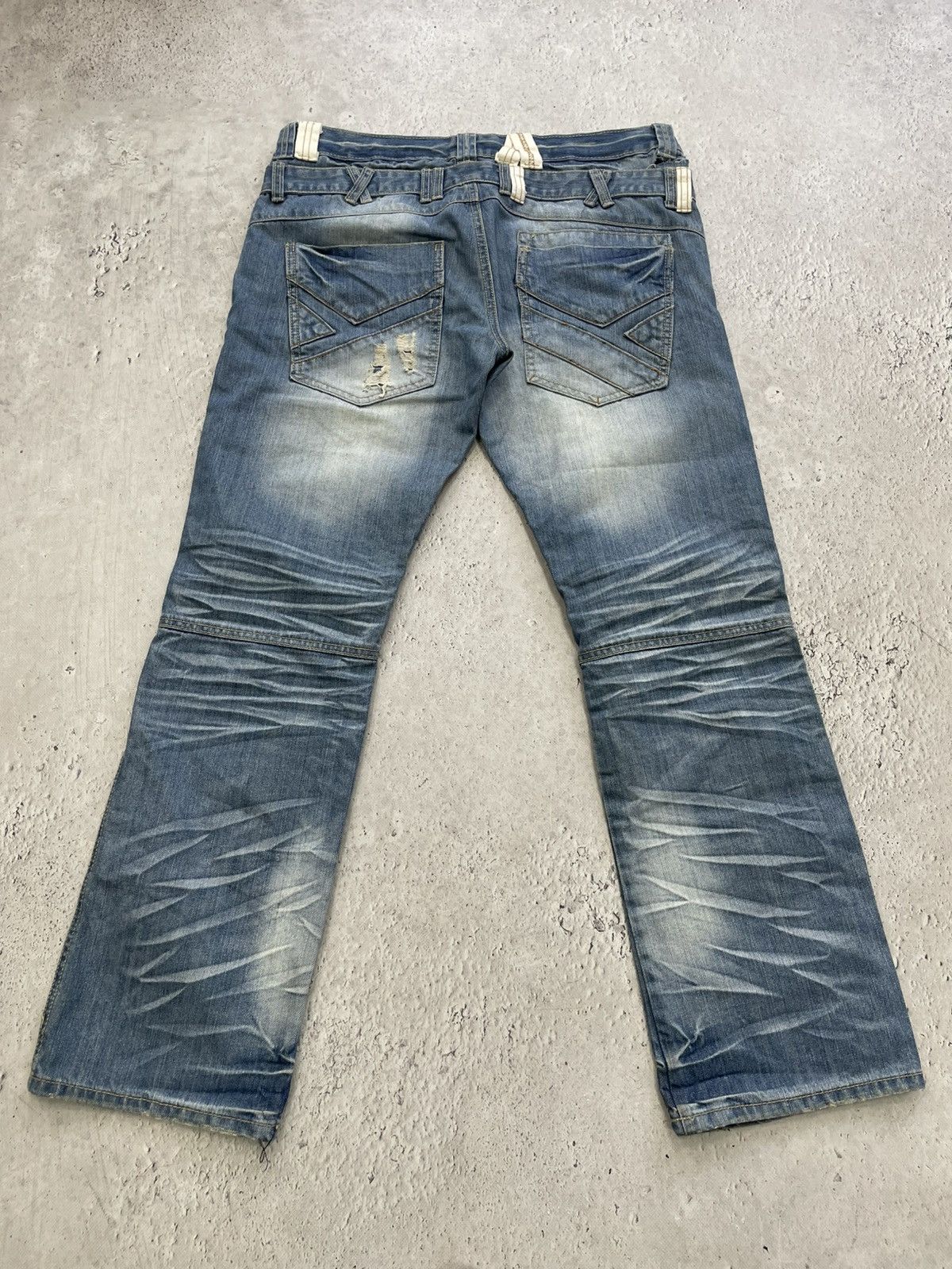 Diesel Diesel style distressed jeans rare y2k japanese Size US 32 / EU 48 - 8 Thumbnail