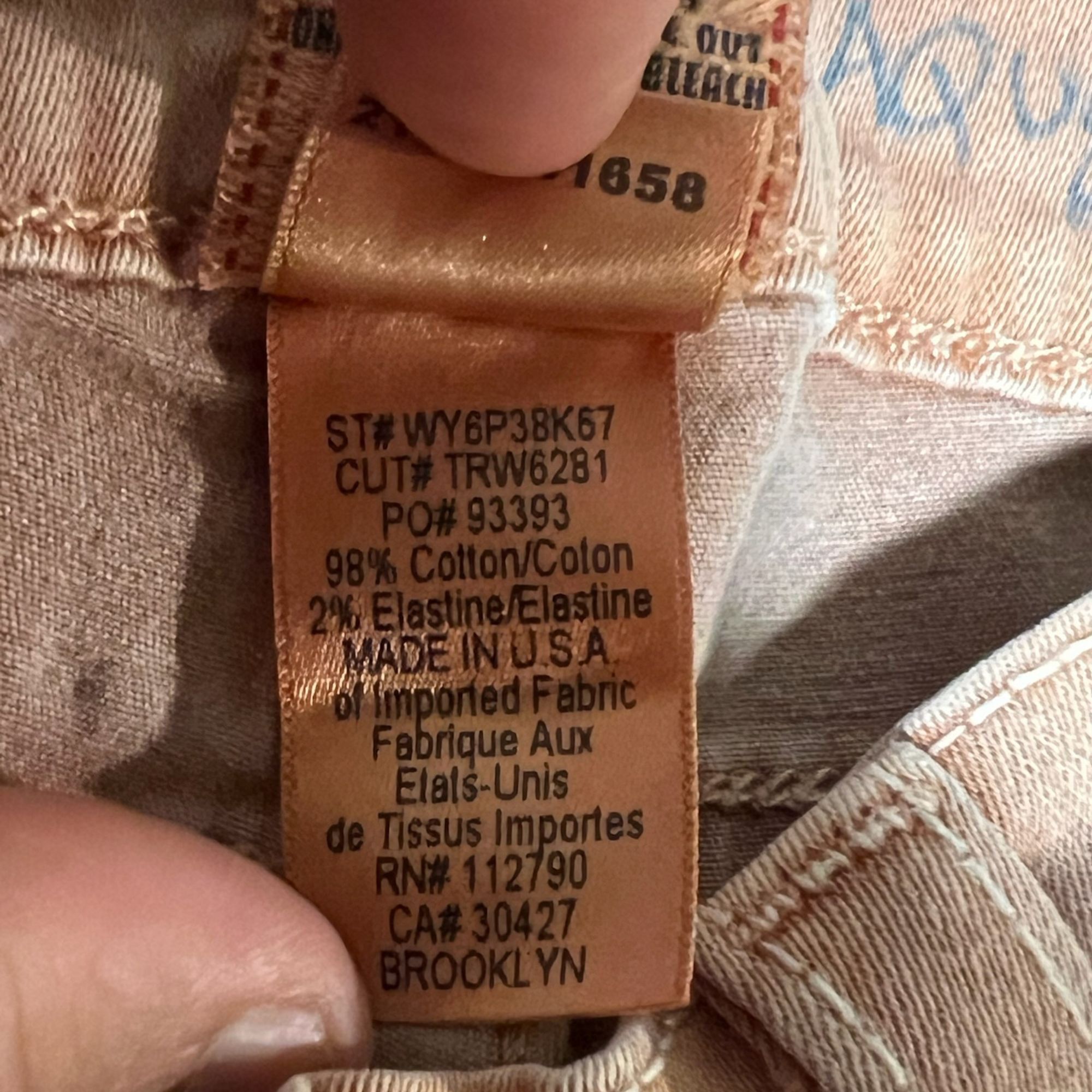 True Religion True Religion Womens Skinny Fit Jeans Size 28W Light Brown 9 Size 28" / US 6 / IT 42 - 6 Thumbnail
