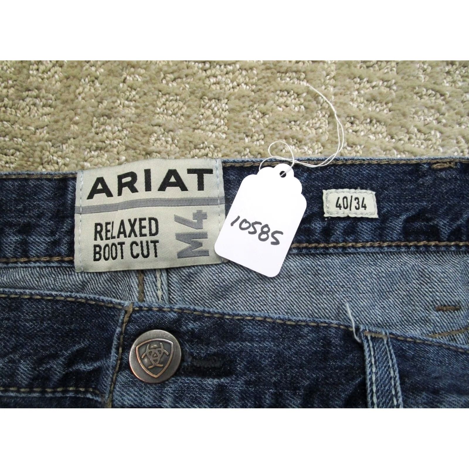 Ariat Ariat Jeans Men 40x34 Blue Bootcut Denim M4 Cargo 5-Pocket Size US 40 / EU 56 - 8 Thumbnail