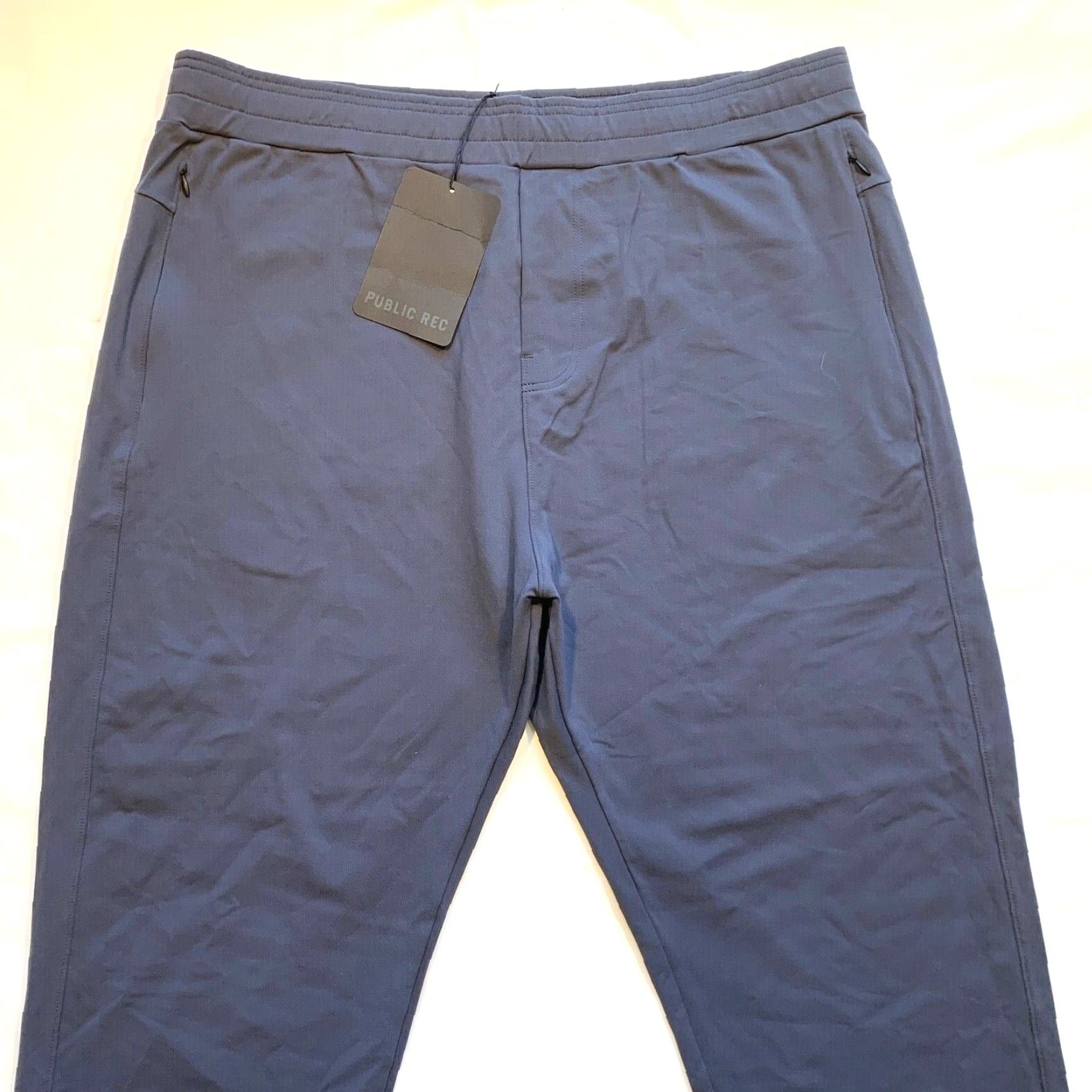 Vintage Public Rec All Day Every Day Pant Pants Mens 40 Gray Nylon Stretch Elastic Waist Jogger 29 Inseam 4-Pocket Logo Zipper NWT Size US 40 / EU 56 - 4 Thumbnail