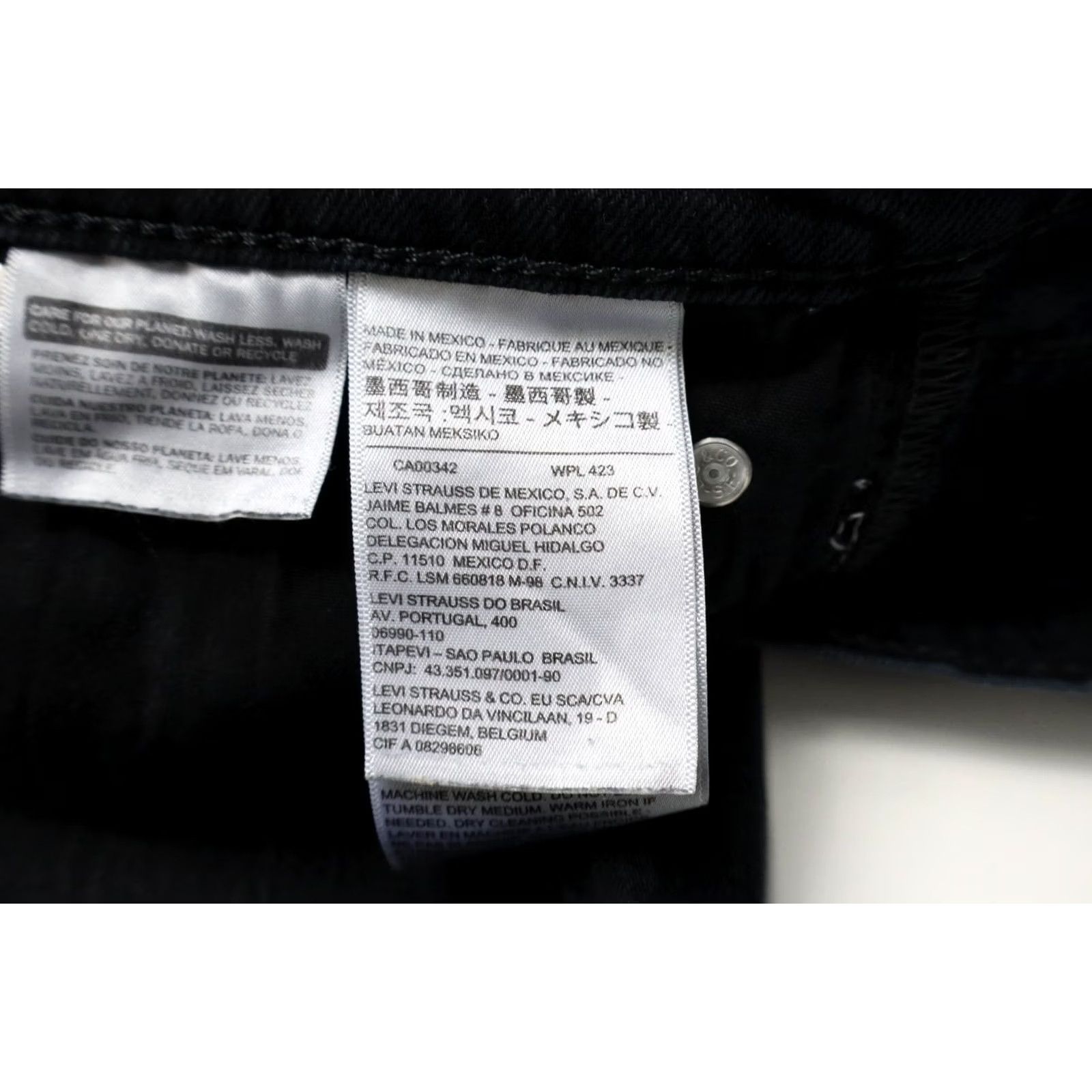 Levi's LEVI'S Jeans Men's W28/L32 Skinny Fit Zip Fly Stretch Dark Blue Jeans Size US 28 / EU 44 - 7 Thumbnail