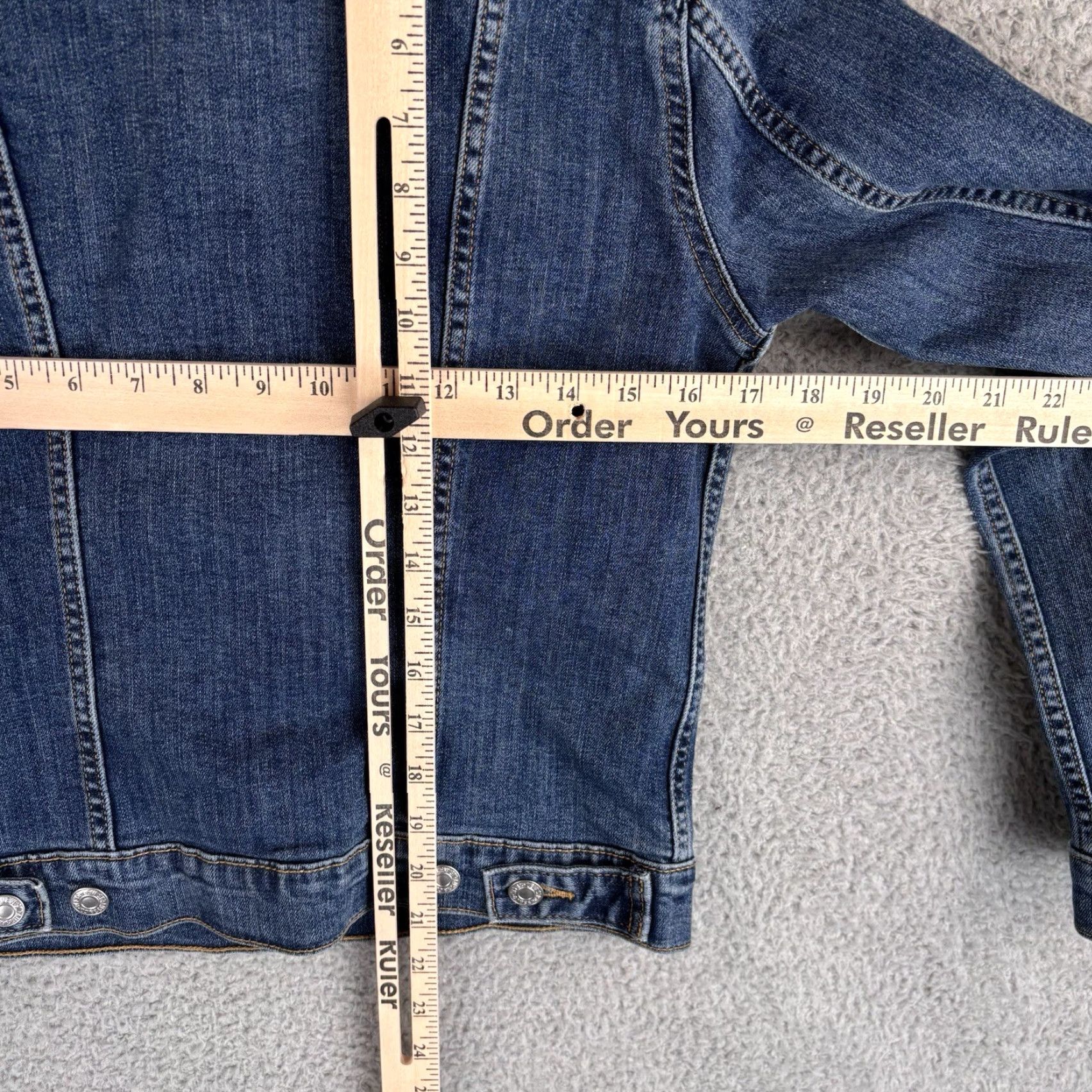 Levi's Levi's Denim Trucker Jacket Blue Small Regular Fit Women Pockets Classic V2K Size 28" / US 6 / IT 42 - 7 Thumbnail