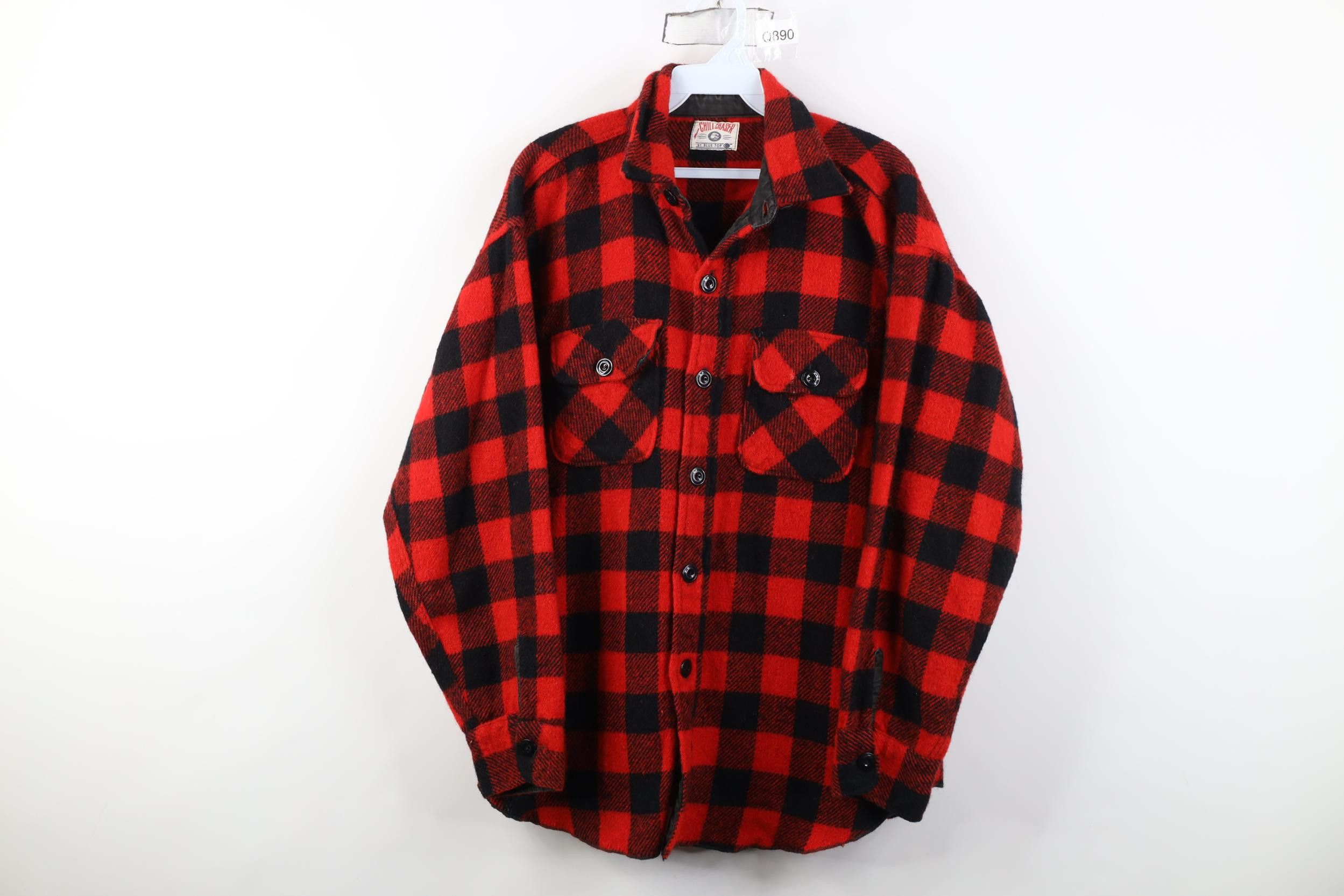 Vintage Vintage 50s 60s Streetwear Shirt Jacket Jac Shirt Plaid USA Size US M / EU 48-50 / 2 - 1 Thumbnail