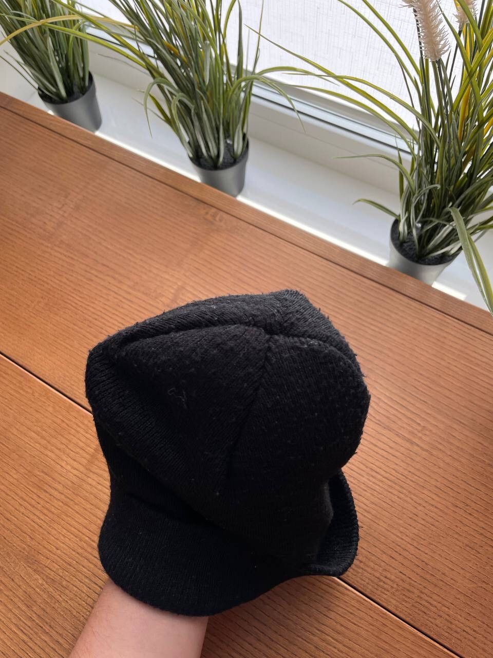 Nike × Vintage Vintage Nike Y2K 90’s Big Swoosh Logo Black Hat Beanie OS Size ONE SIZE - 5 Thumbnail
