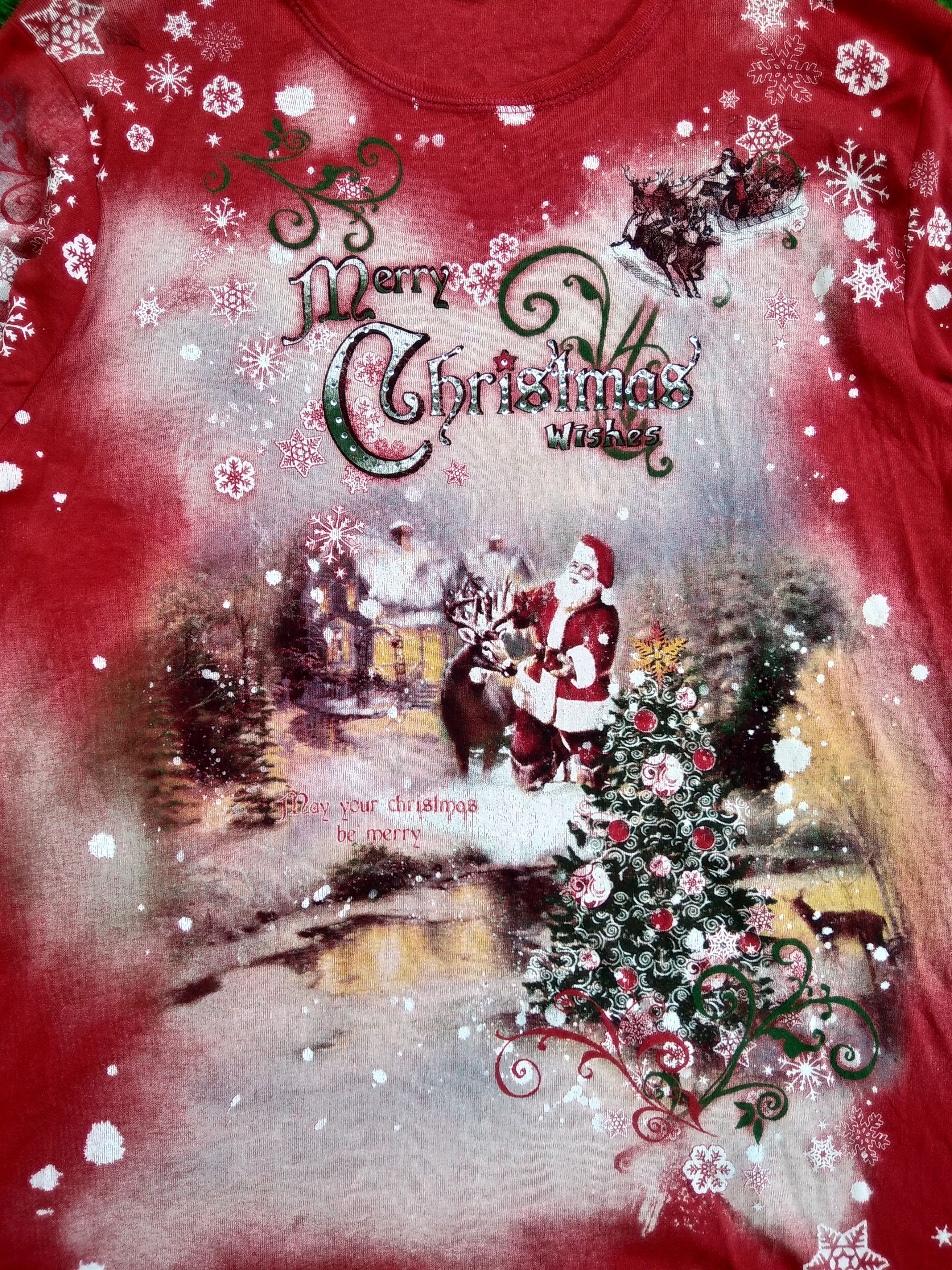 If Six Was Nine × Vintage VTG 90s Studio Gem Q Santa Claus All Over Print T Shirt Size XXL / US 16-18 / IT 52-54 - 3 Thumbnail