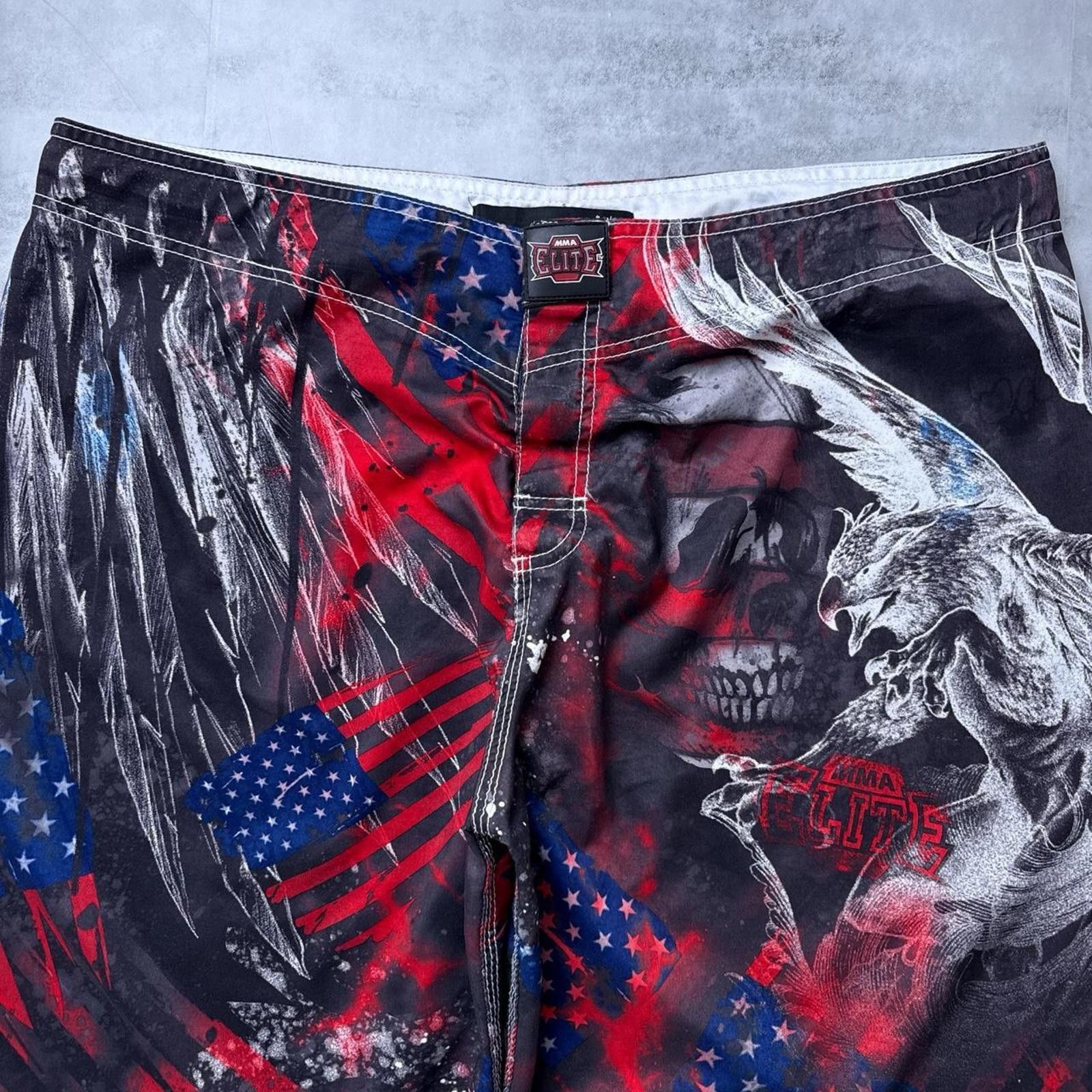 Other Y2K MMA Elite 00s Grunge Board Shorts Size US 36 / EU 52 - 5 Thumbnail