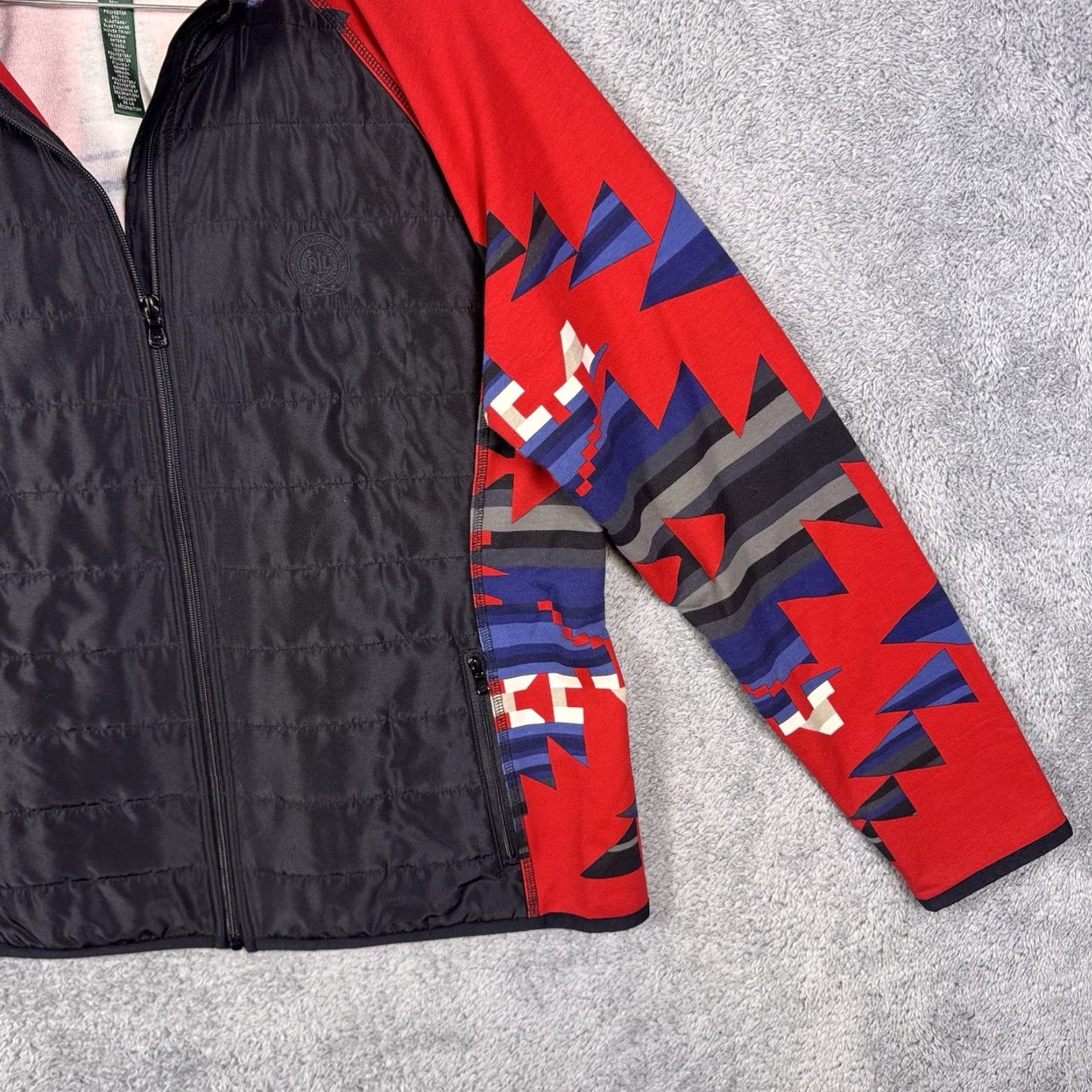 Ralph Lauren Lauren Ralph Lauren Jacket Womens XL LRL Active Full Zip Southwest Aztec Tech Jacket Size XL / US 12-14 / IT 48-50 - 2 Thumbnail