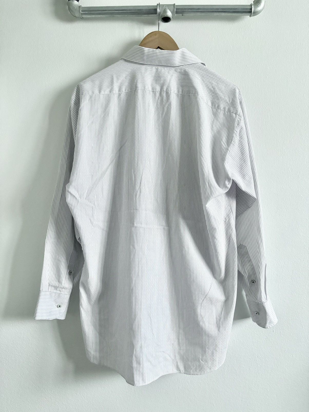 Kansai Yamamoto Kansai Button Up Shirt long Sleeve (white and blue color) Size US XL / EU 56 / 4 - 6 Thumbnail