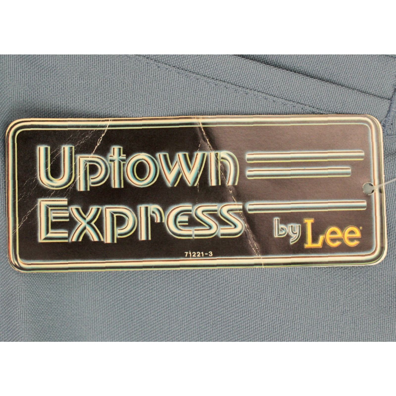 Lee VINTAGE Lee Polyester Pants 29x31 70s Disco NOS Blue Adults Mens Size US 29 - 5 Thumbnail