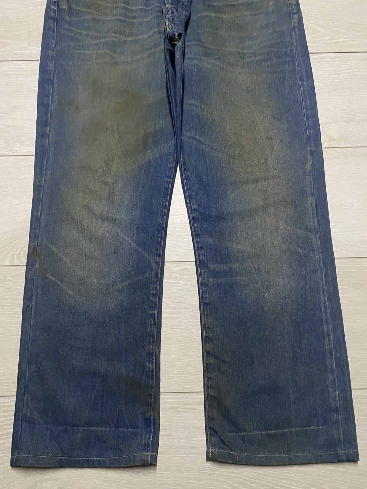 G-Star × Marc Newson Vintage GStar Raw 3301 Denim Mud Wash Jeans Size US 35 - 5 Thumbnail