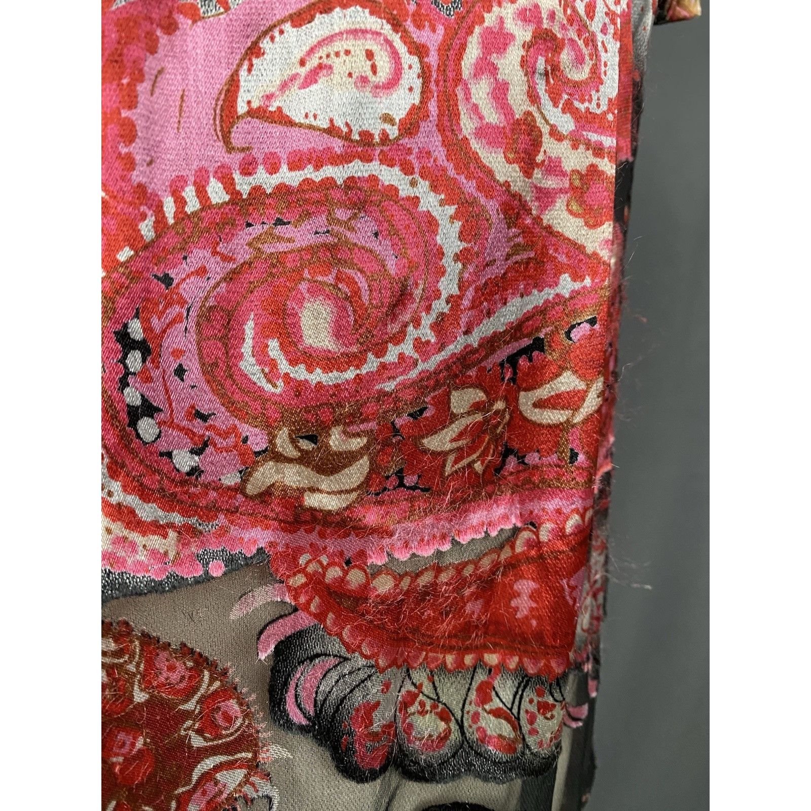 Chloe Chloe Women's Red Floral Silk Tunic T-Shirt Size US 8 Size M / US 6-8 / IT 42-44 - 8 Thumbnail