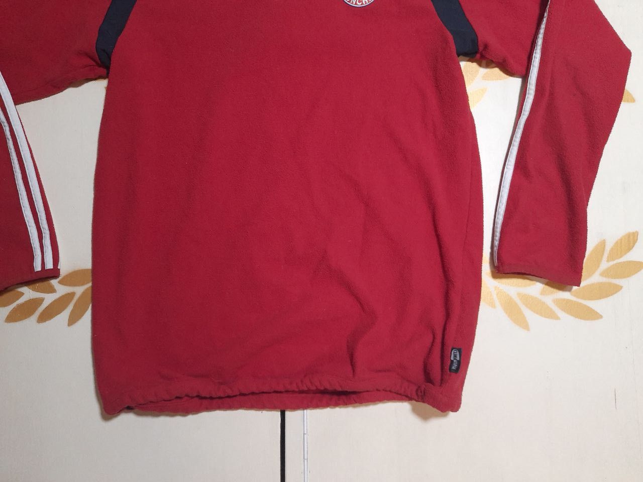 Adidas Adidas Bayern Munich 1/4 Zip Fleece Top 2008-2009 Size US M / EU 48-50 / 2 - 7 Thumbnail