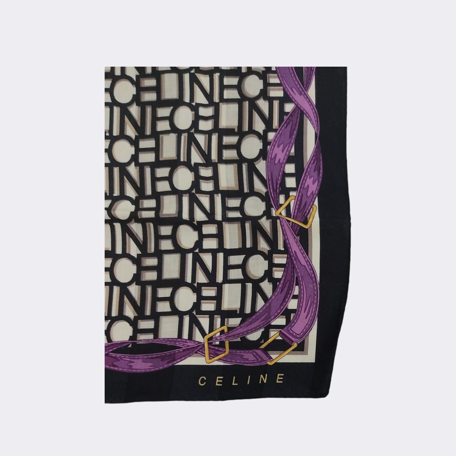 Celine Vintage Celine Handkerchief Neckerchief Bandana H185E Size ONE SIZE - 3 Thumbnail
