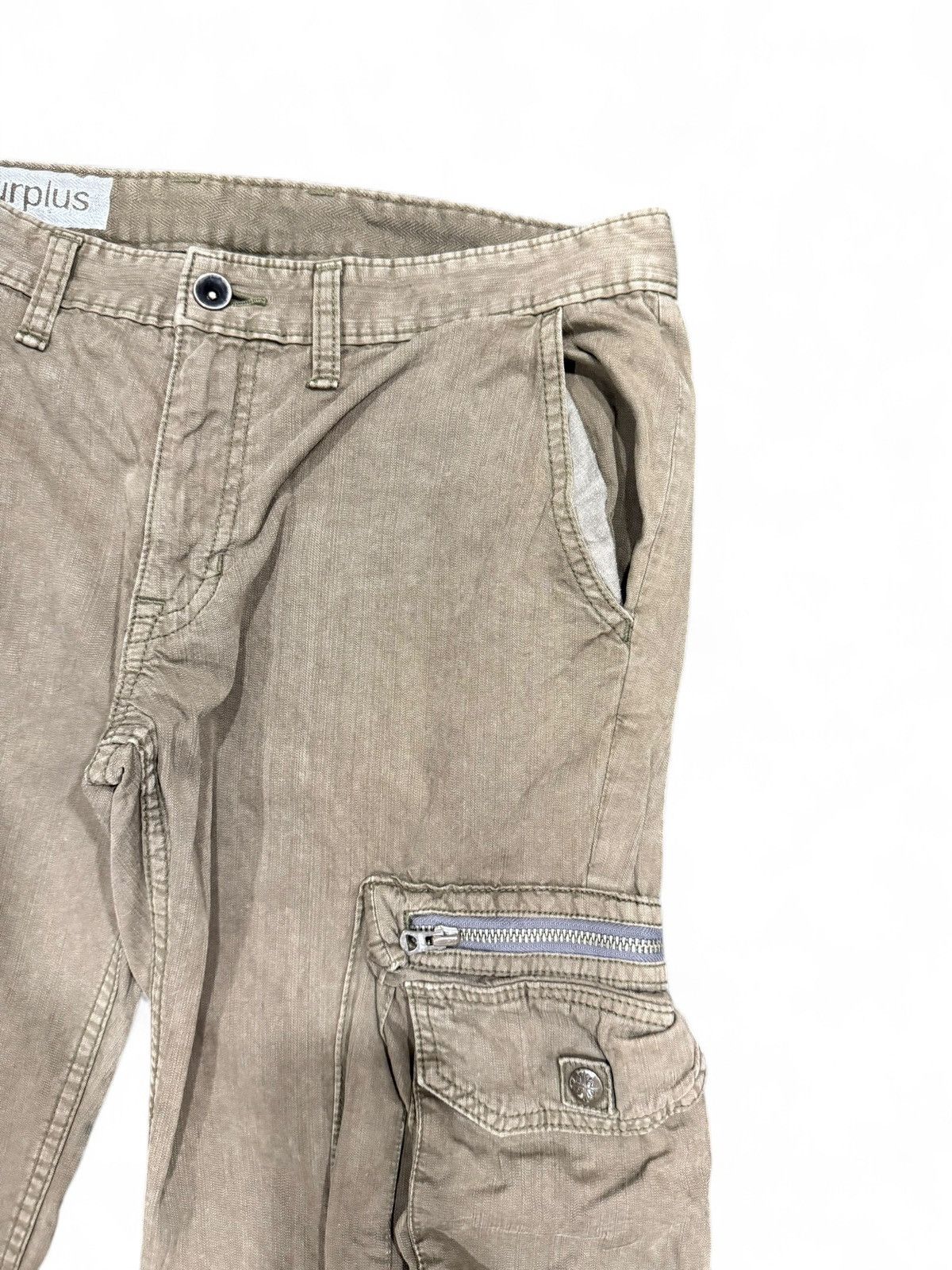 If Six Was Nine Japanese Brand Surplus Flare Cargo Pants Size US 32 / EU 48 - 4 Thumbnail