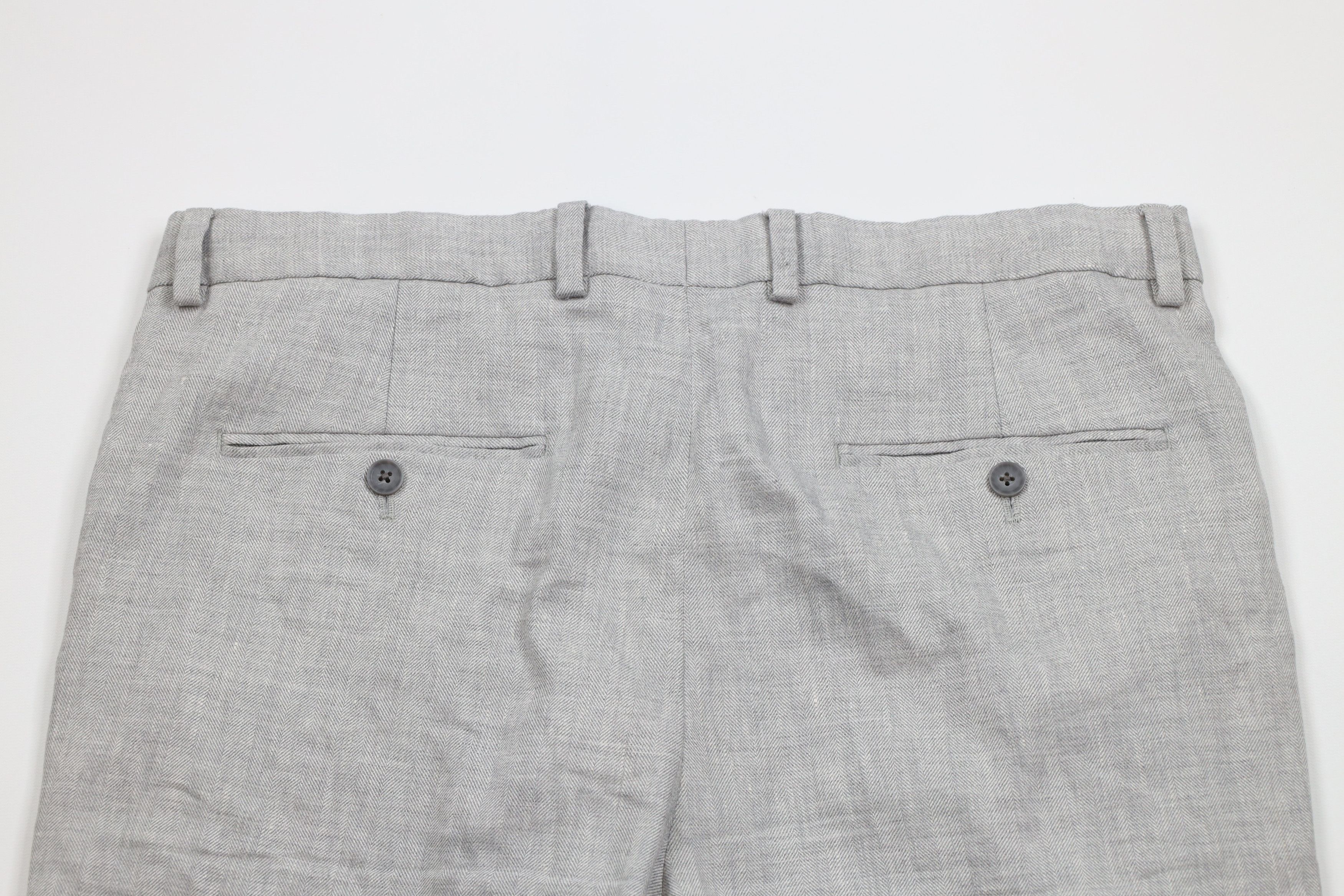 Express × Vintage Express Flannel Tapered Leg Chino Pants Trousers Gray Size US 36 / EU 52 - 9 Thumbnail
