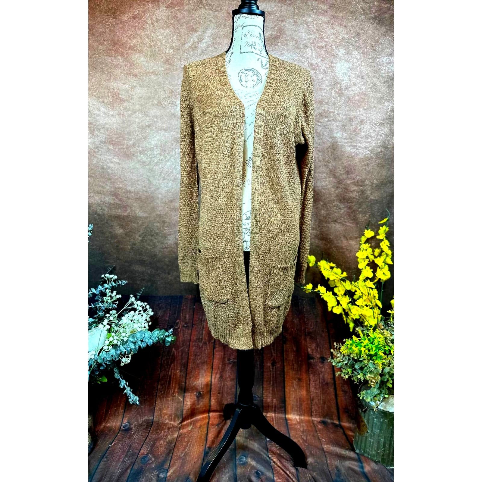 Other Love Ellie Speckled Long Open Front Cardigan Brown- size M Size M / US 6-8 / IT 42-44 - 7 Thumbnail