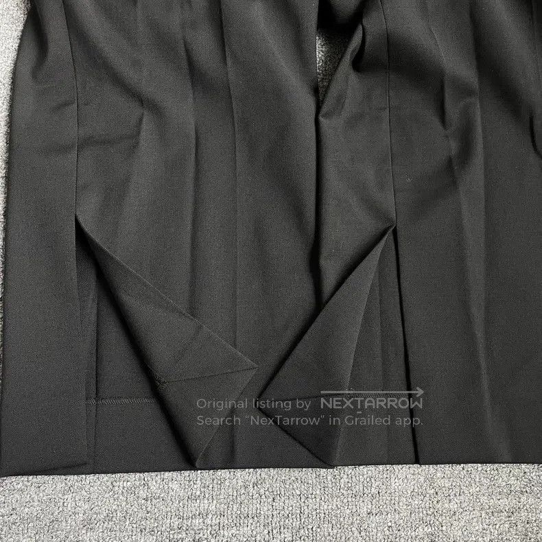 Fendi Fendi Black straight-leg pants with slits at the bottom Size 24" / US 00 / IT 34 - 3 Thumbnail