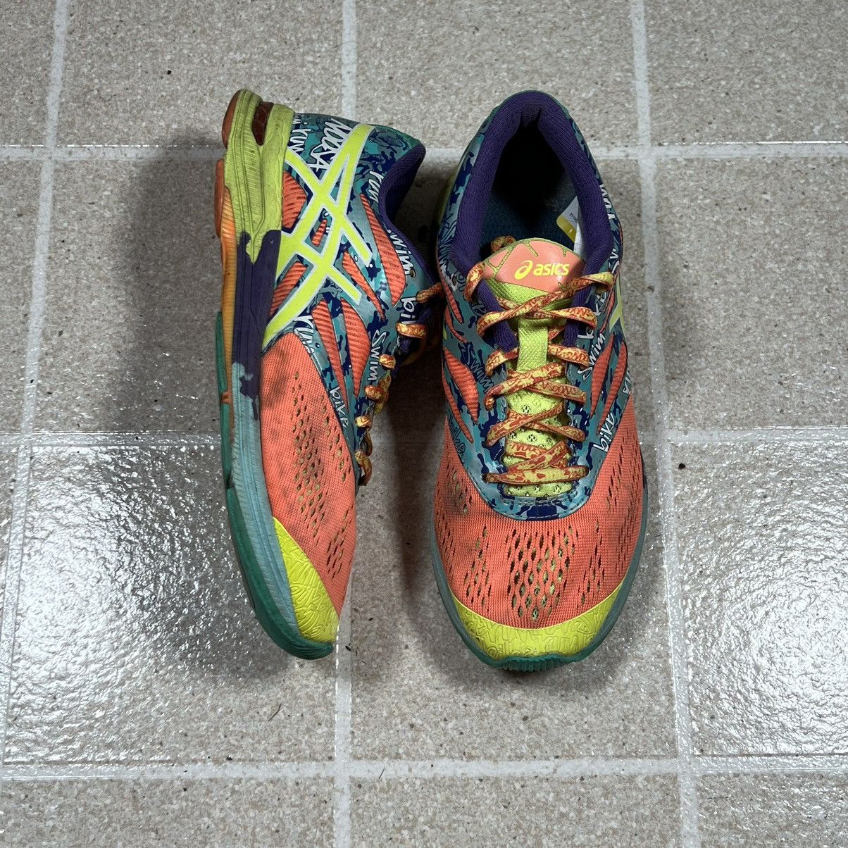 Asics ASICS Gel Noosa Tri 10 Shoes Multicolor Running Sneakers Size US 7 / IT 37 - 1 Thumbnail